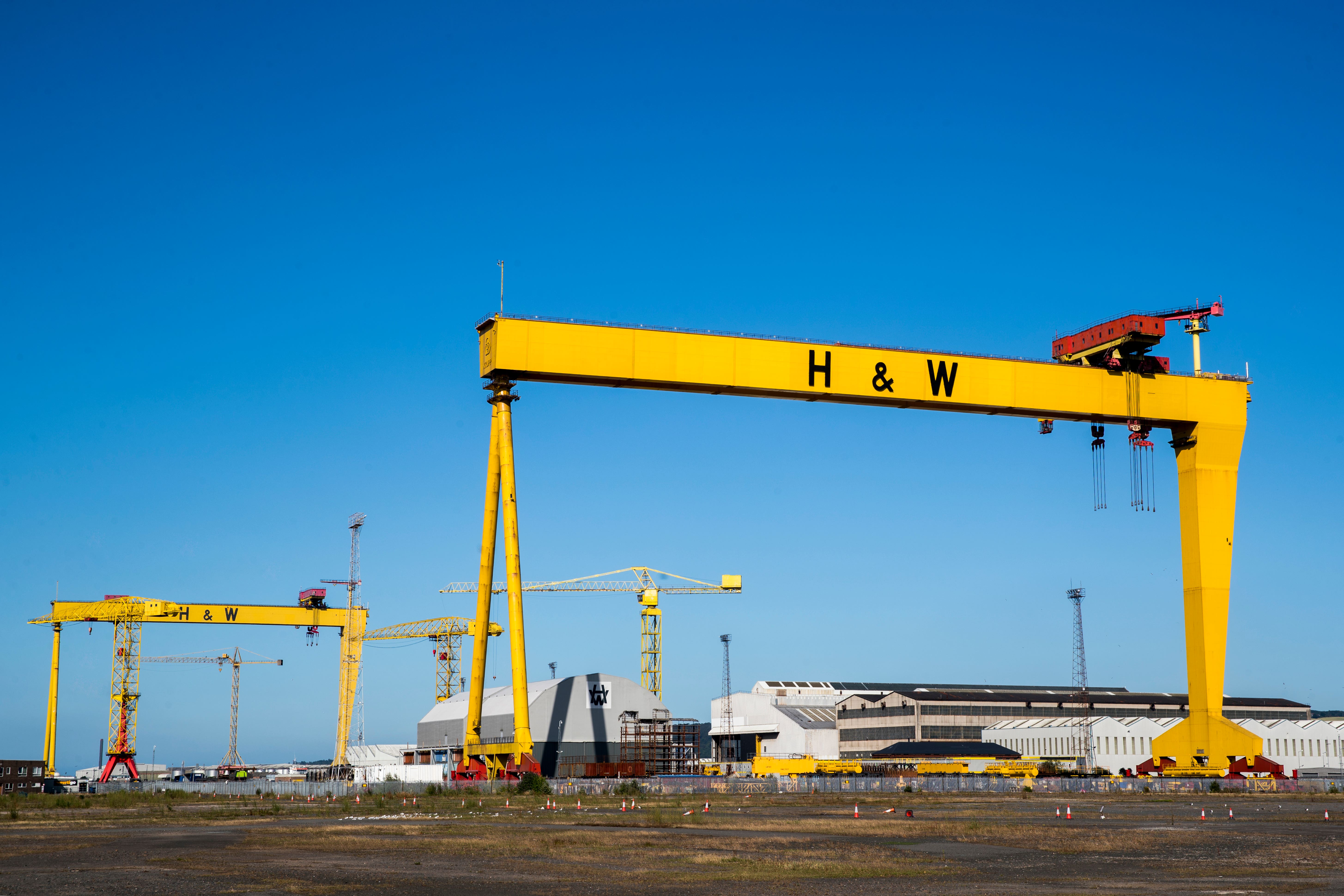 The deal is set to secure 1,000 jobs at Harland and Wolff’s four shipyards (Liam McBurney/PA)