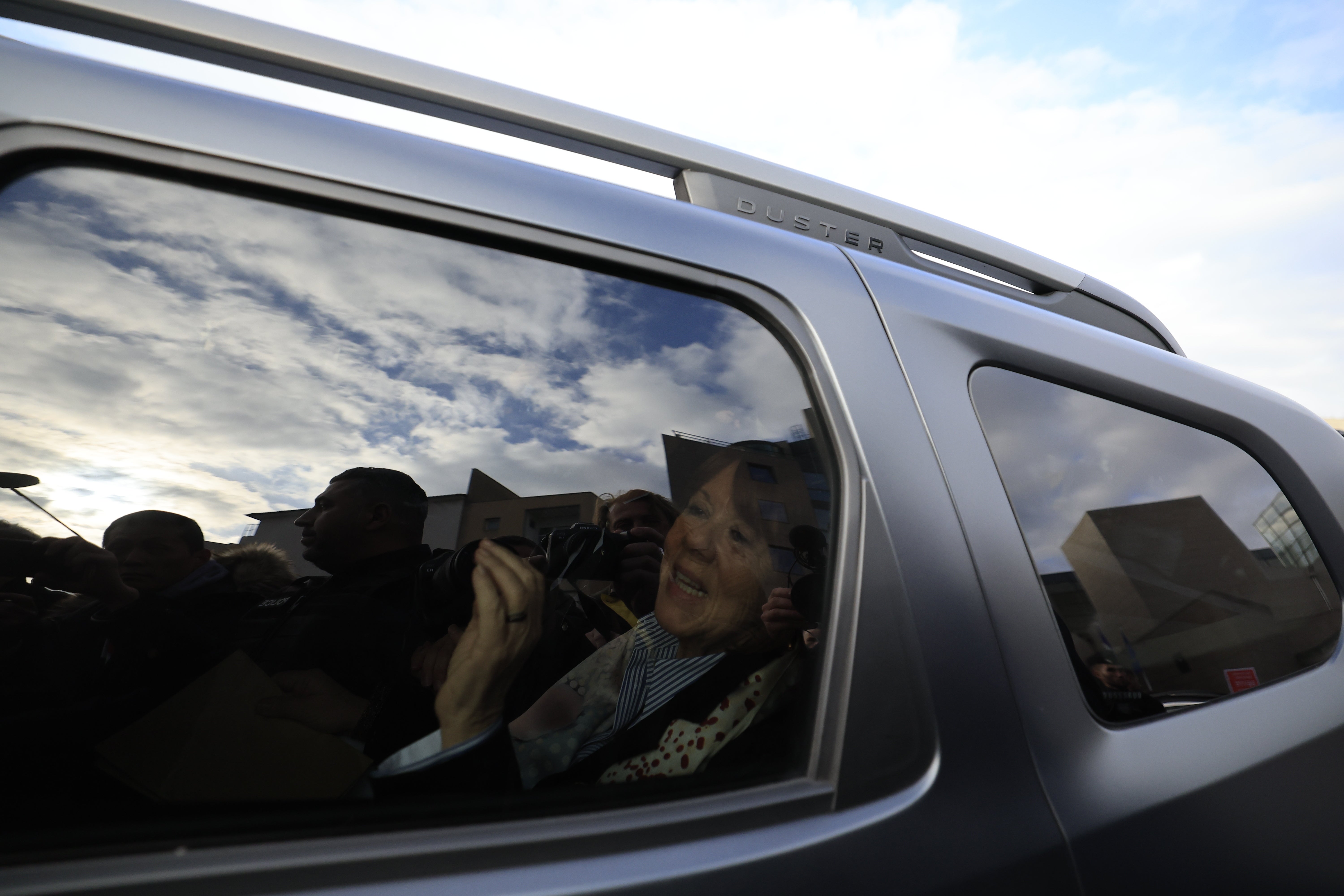 Gisèle Pelicot leaves the criminal court in Avignon, southern France