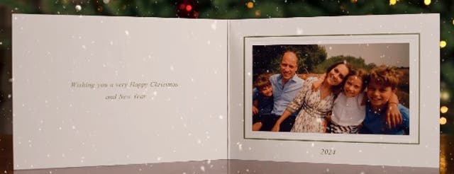 <p>The Prince and Princess of Wales have released their Christmas card. </p>