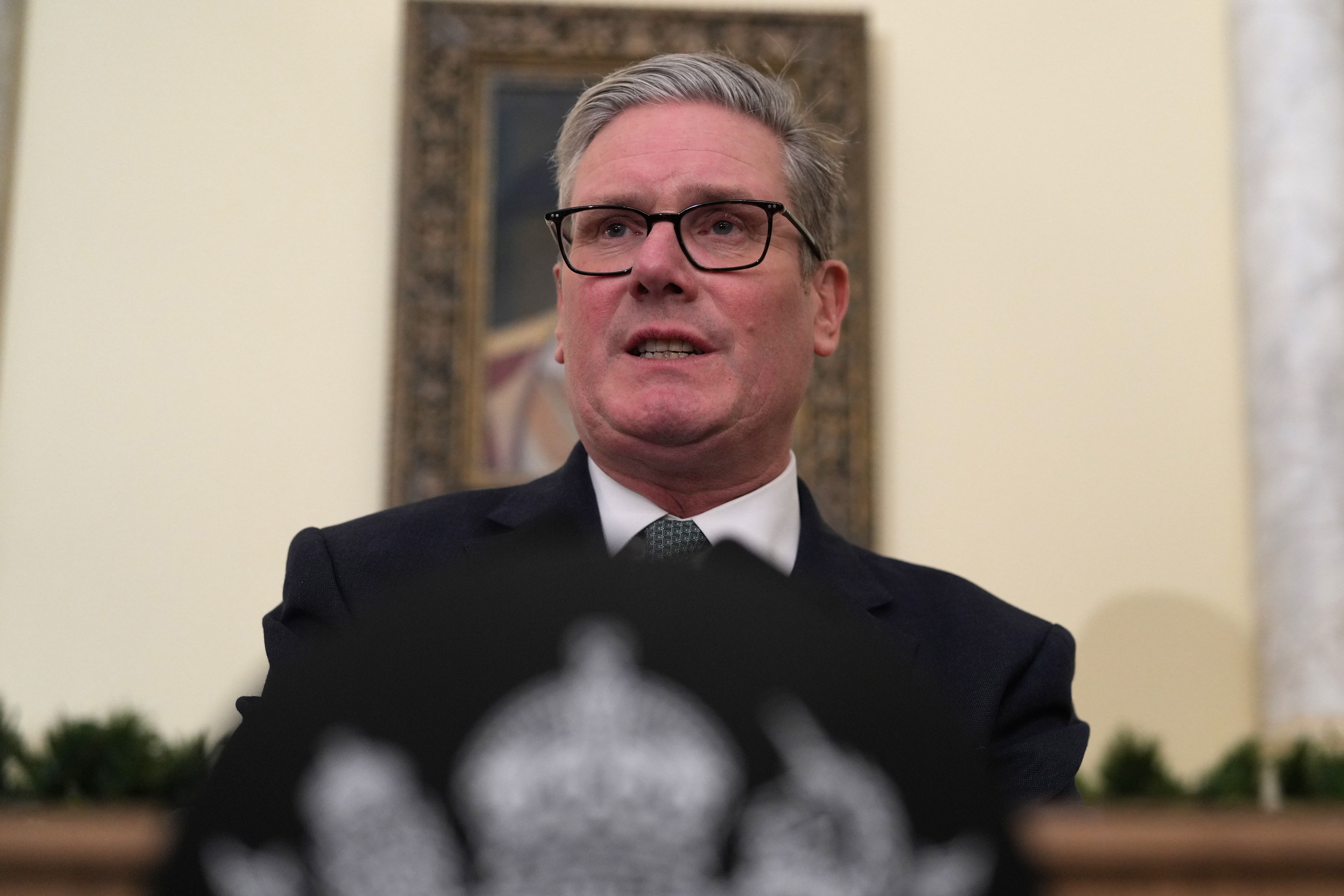 Prime Minister Sir Keir Starmer speaks during a reception to celebrate Chanukah at 10 Downing Street, London (Alistair Grant/PA)