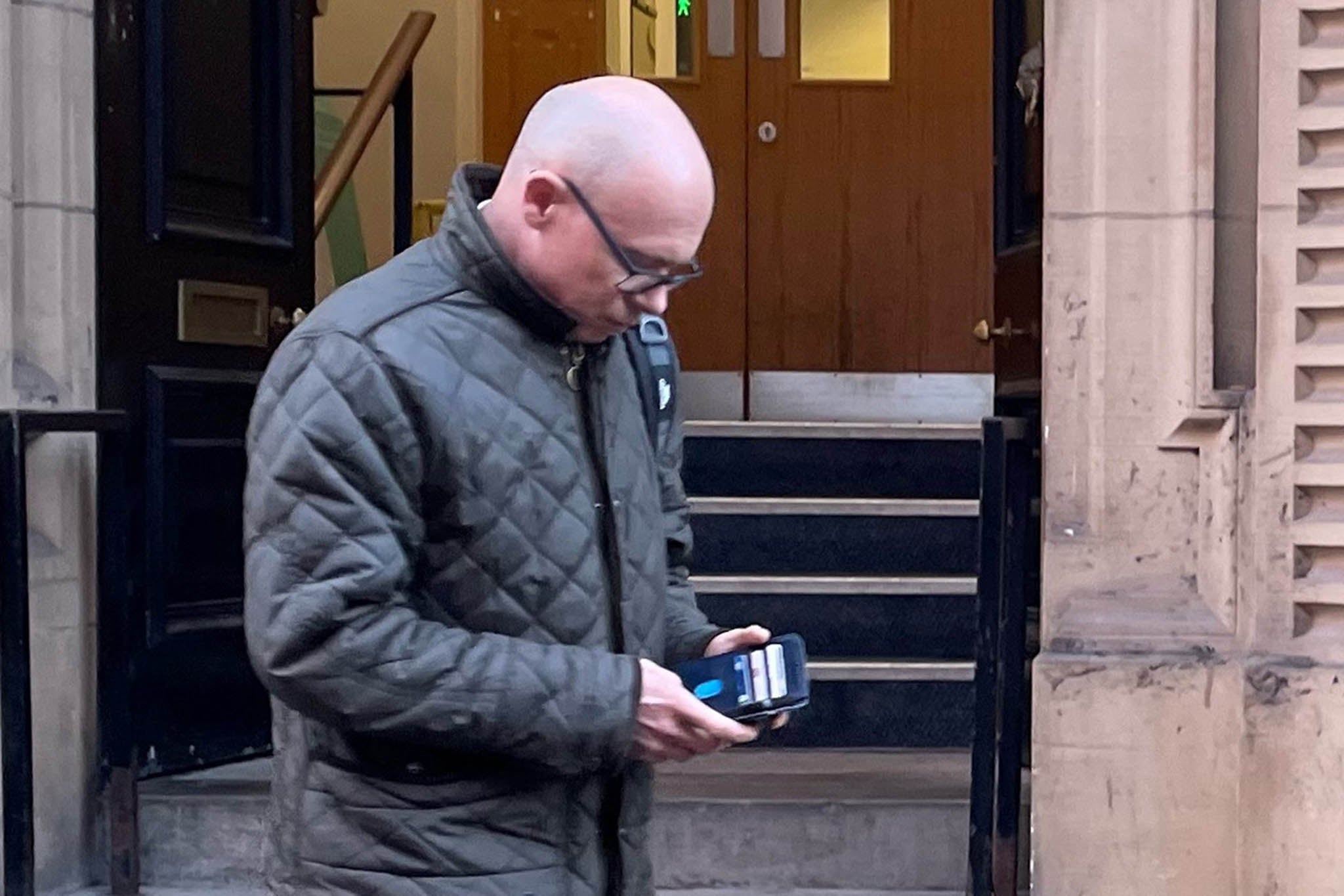 Former constable Mark Cranfield outside Birmingham Crown Court