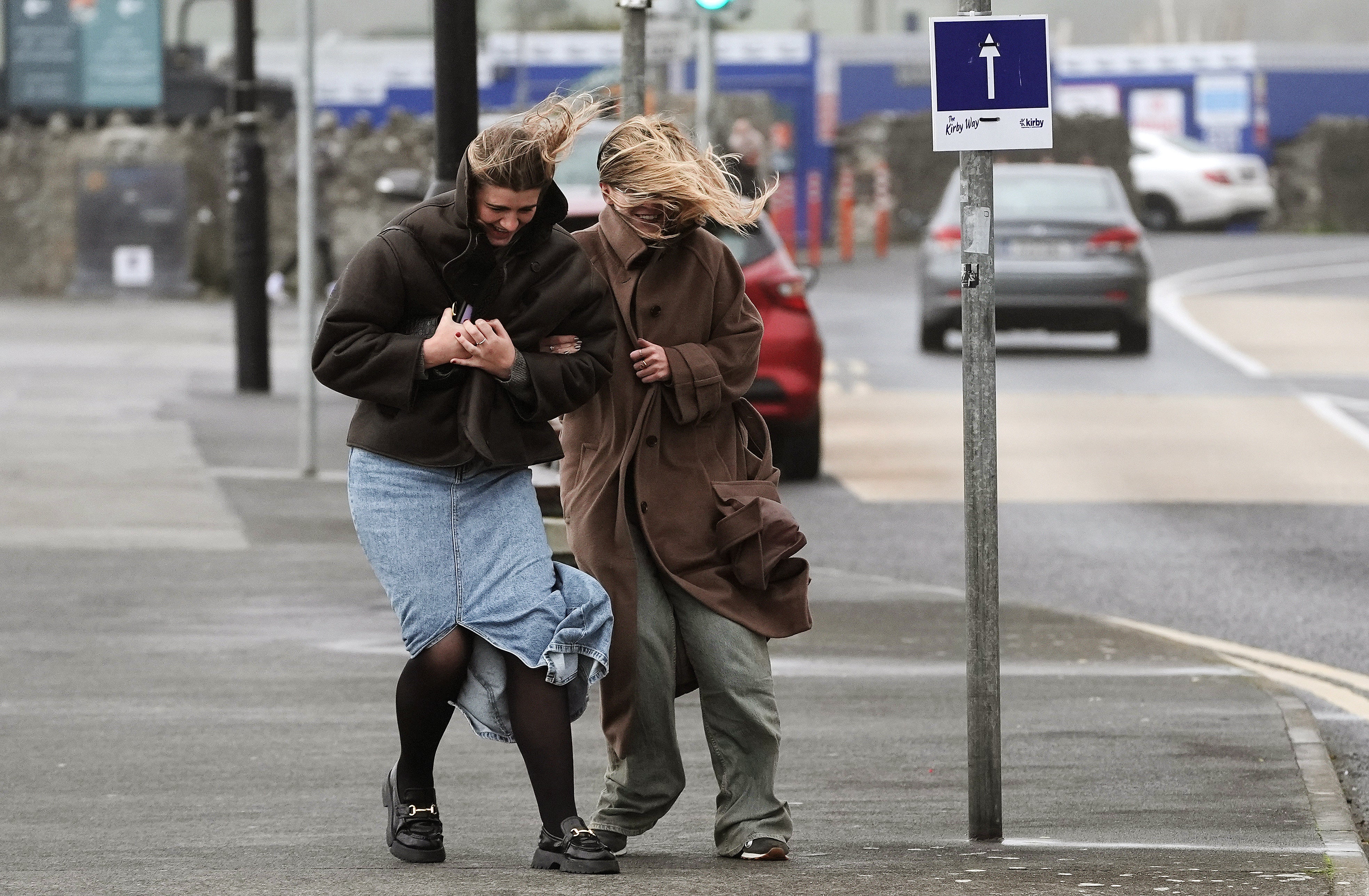 Wind could reach up to 75mph (Brian Lawless/PA)