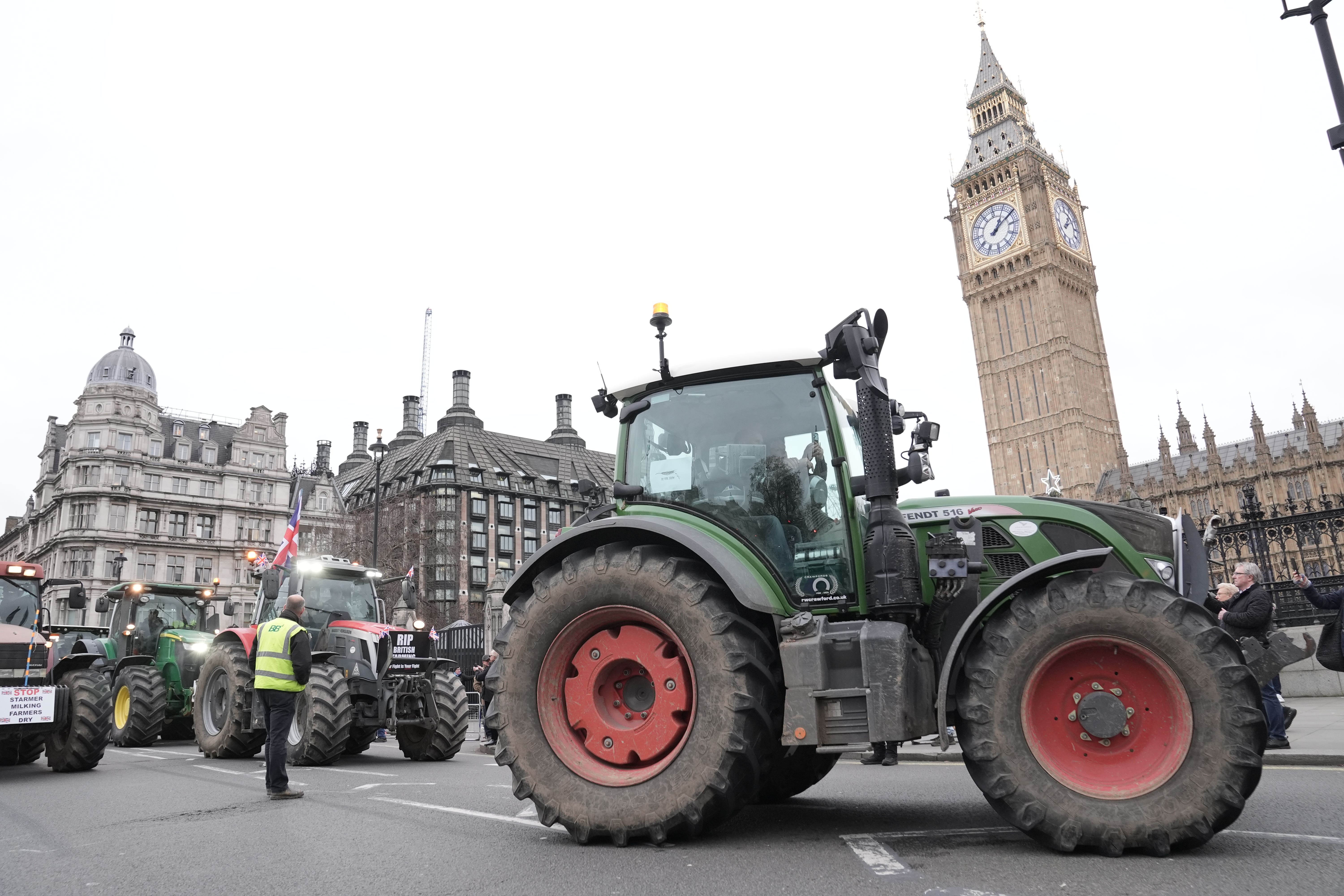 The so-called tractor tax has led hundreds of farmers to descend on central London in protest over recent weeks