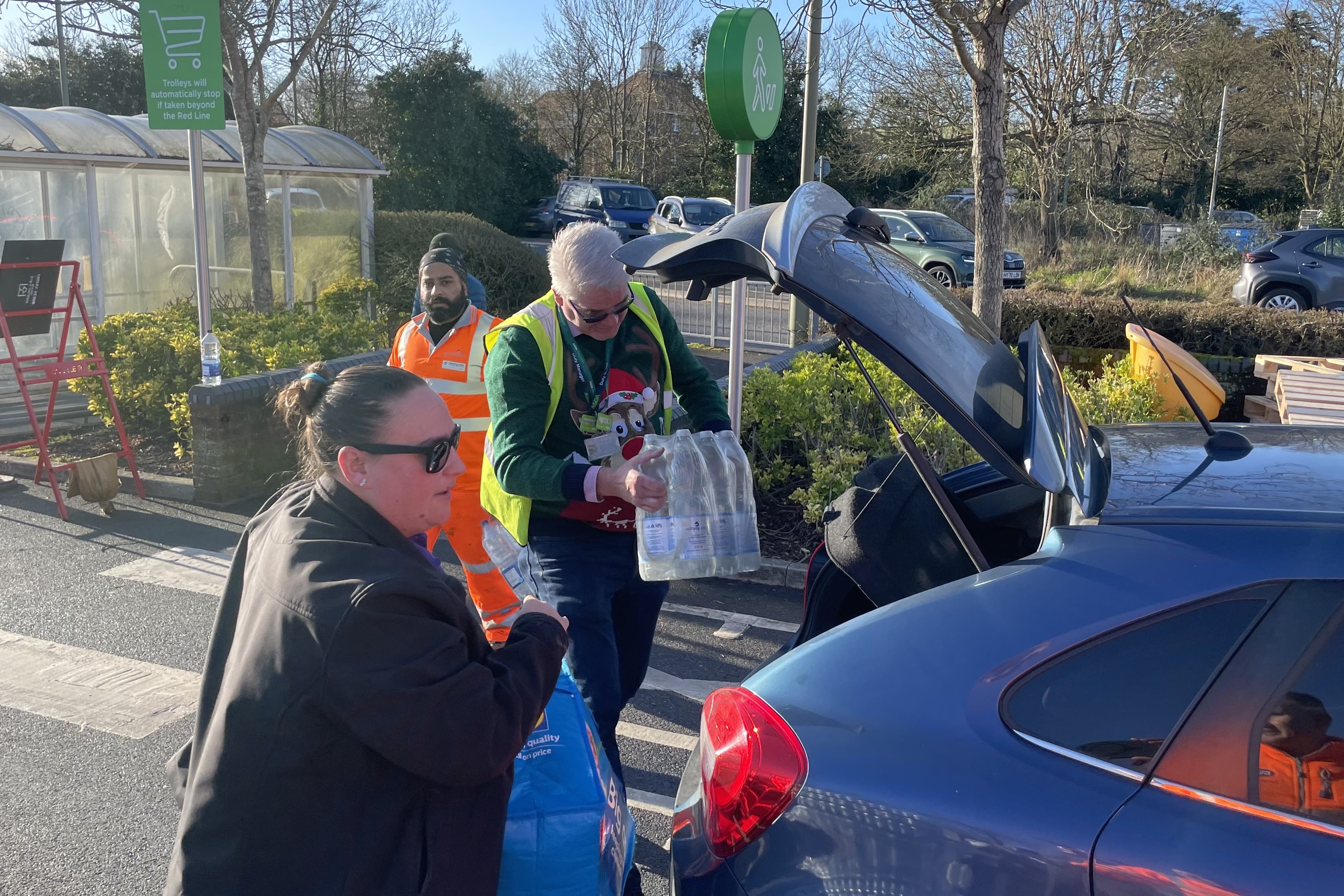 Residents queued for up to two hours to get bottled water as thousands of homes in Hampshire are still without supplies following a “technical issue”. The disruption comes as households served by Southern Water discovered their bills would see the highest increase in the country (Ben Mitchell/PA)