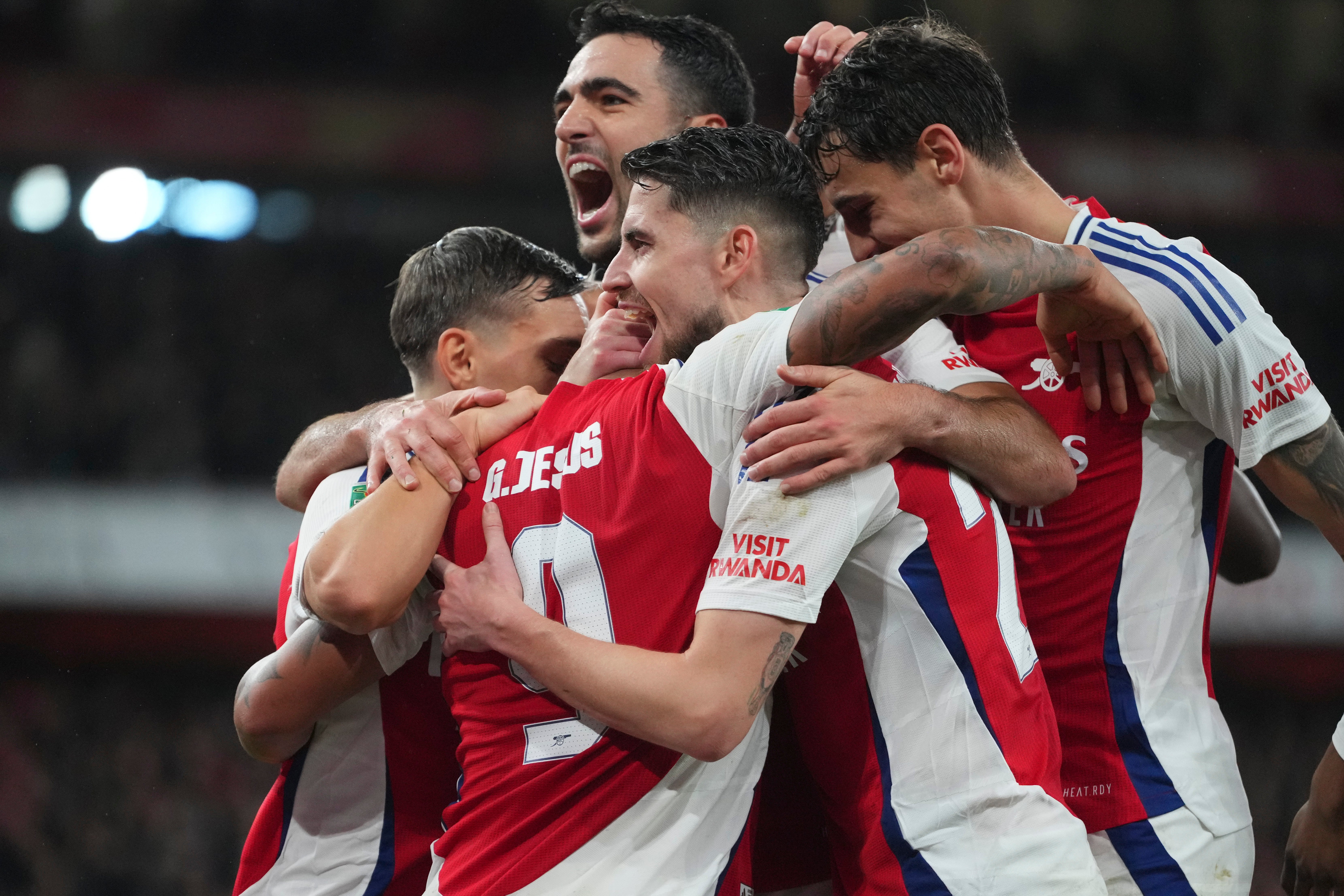 Arsenal face Crystal Palace again after their Carabao Cup thriller