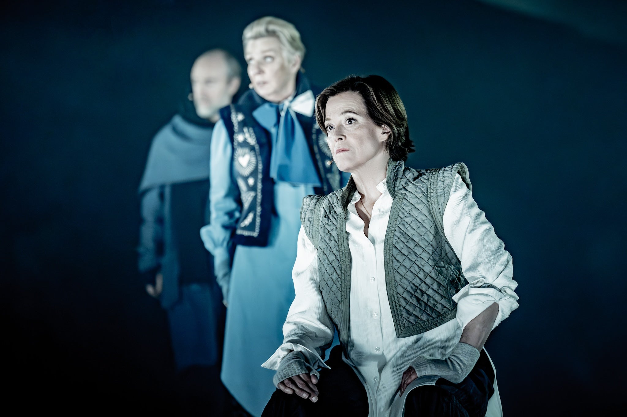 Sigourney Weaver flails as Prospero in Jamie Lloyd’s production of ‘The Tempest’