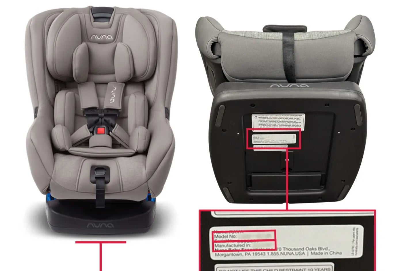 Nuna Baby has issued an urgent recall for its luxury RAVA car seat after fault complaints were receieved by the National Highway Traffic Safety Association