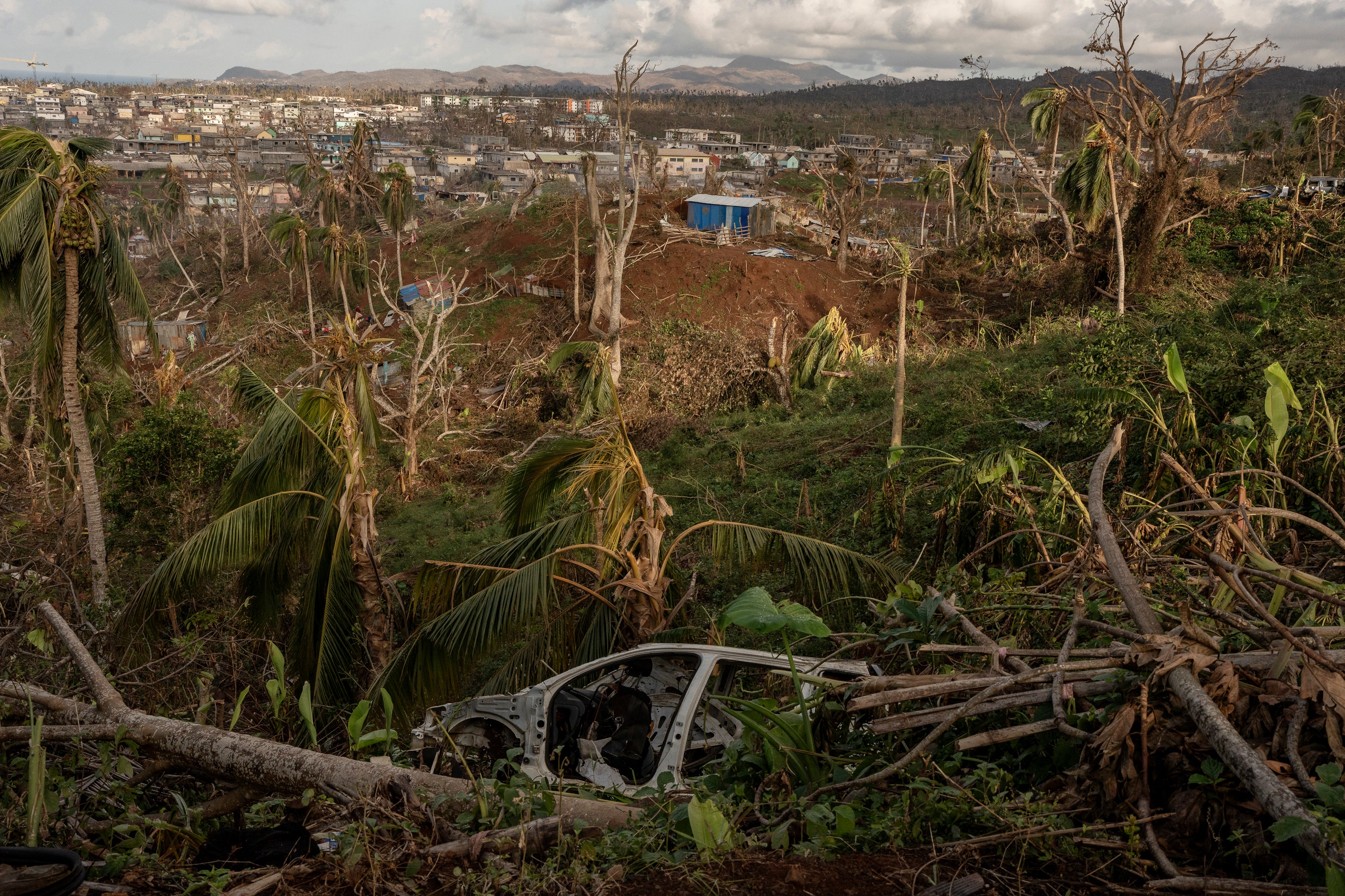 APTOPIX Mayotte Cyclone Chido