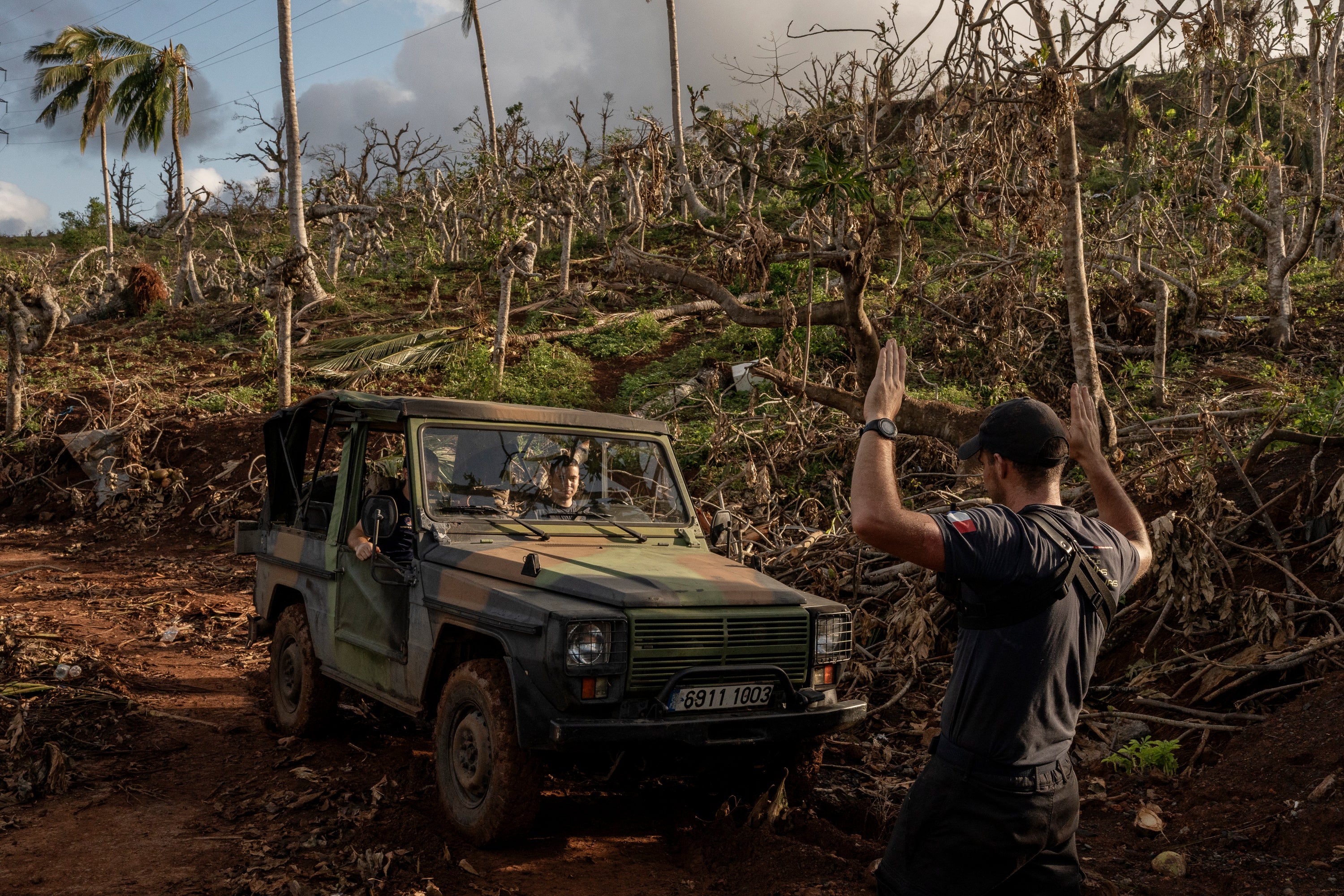 APTOPIX Mayotte Cyclone Chido