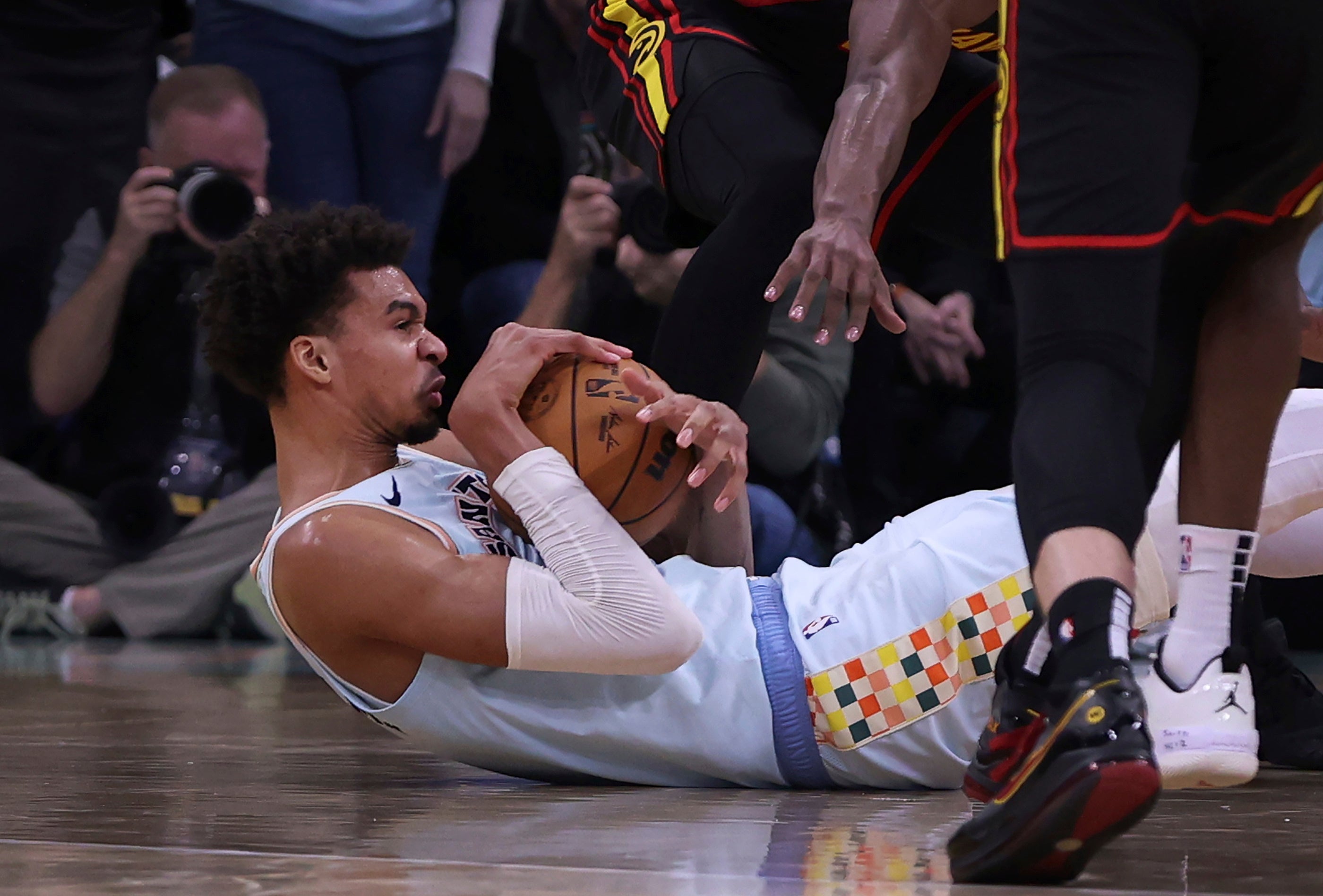 Hawks Spurs Basketball