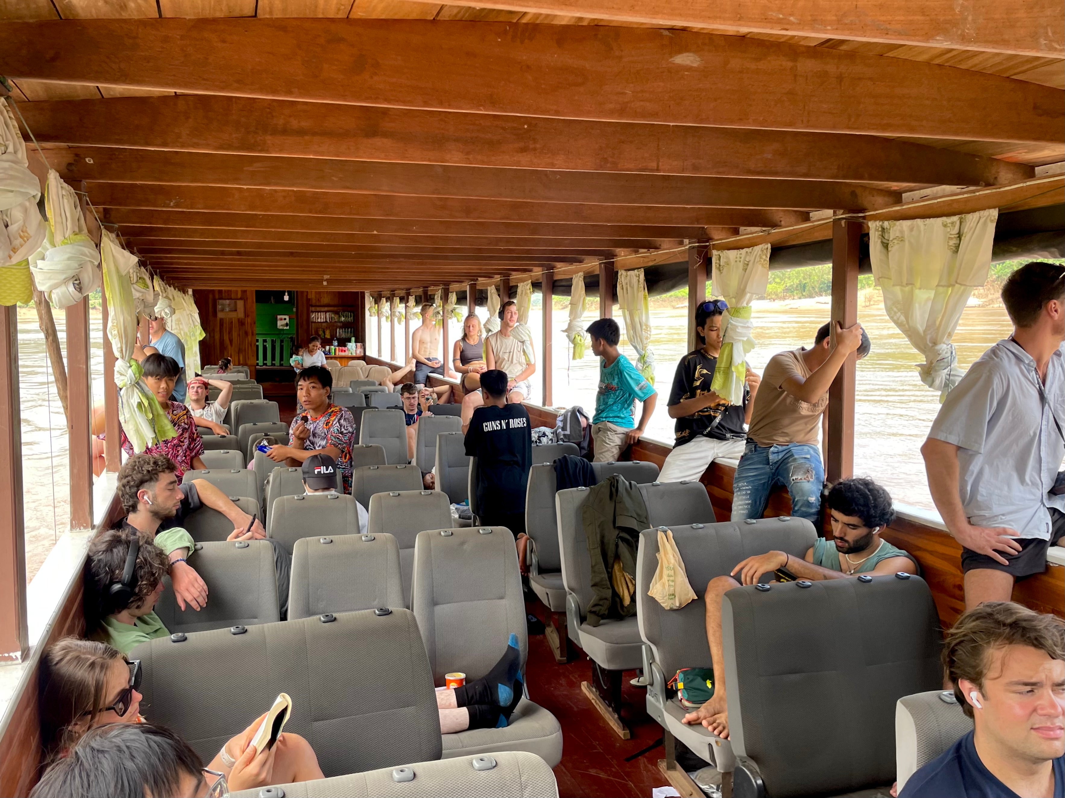 Slowboat life on the Mekong River