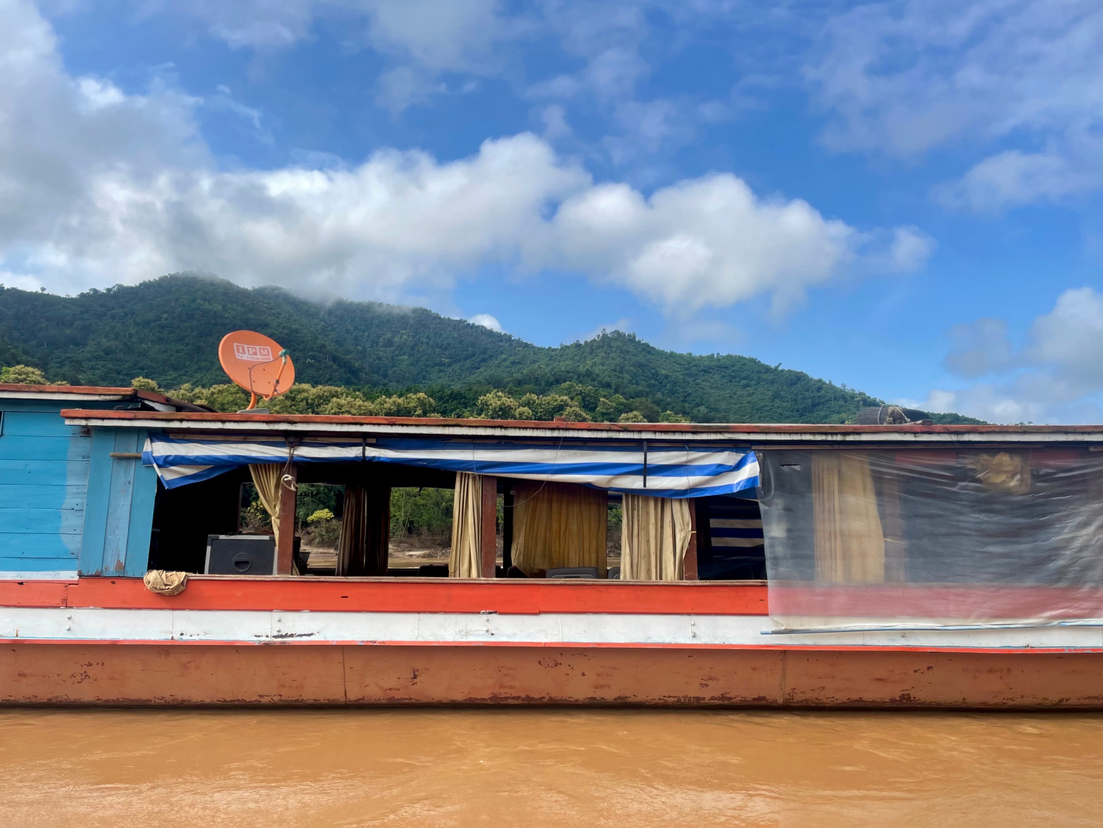 Amelie’s transport of choice between Thailand and Laos