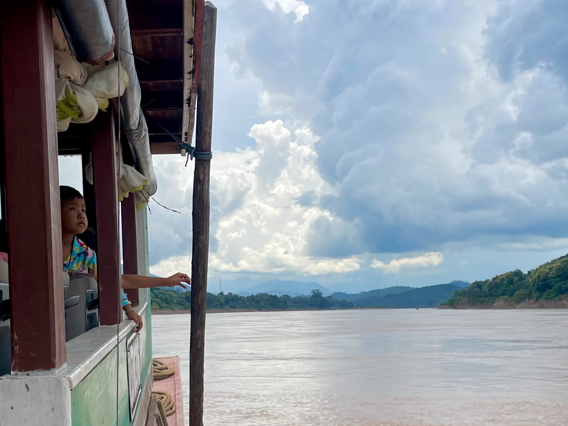 Travelling by slow boat is a much more tranquil travelling experience