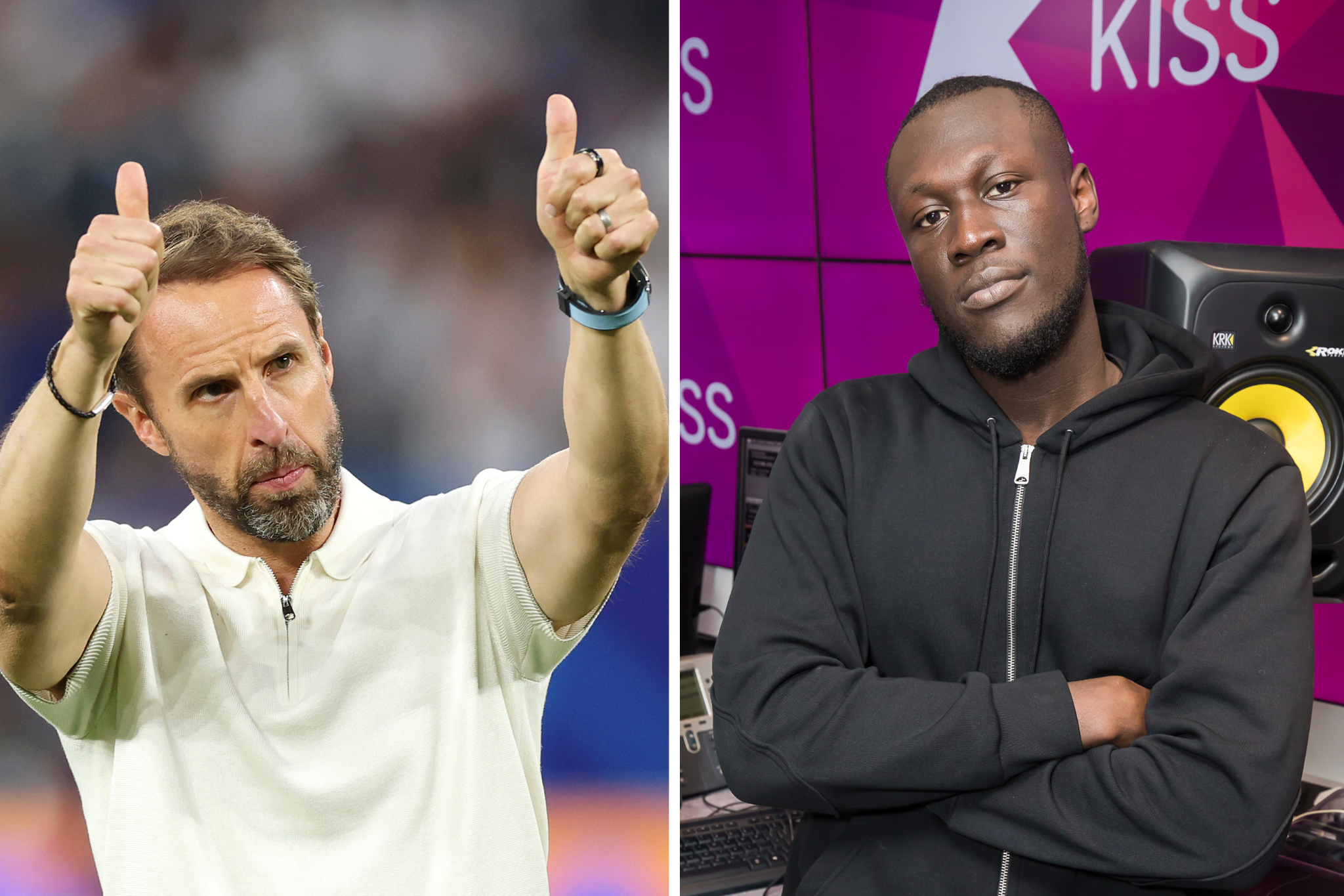 Former England manager Gareth Southgate has said rapper Stormzy makes him proud to be British