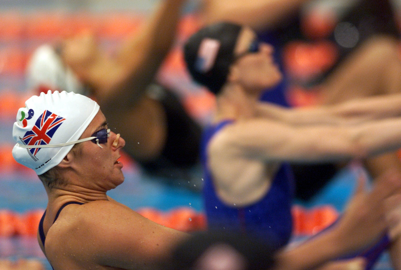 The athlete has been competing and winning medals in swimming since 1992