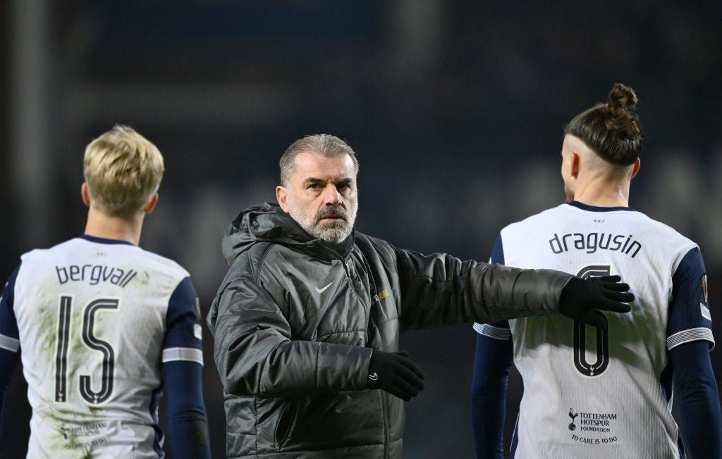 Ange Postecoglou after Tottenham drew with Rangers FC at Ibrox in the Europa League on 12 December