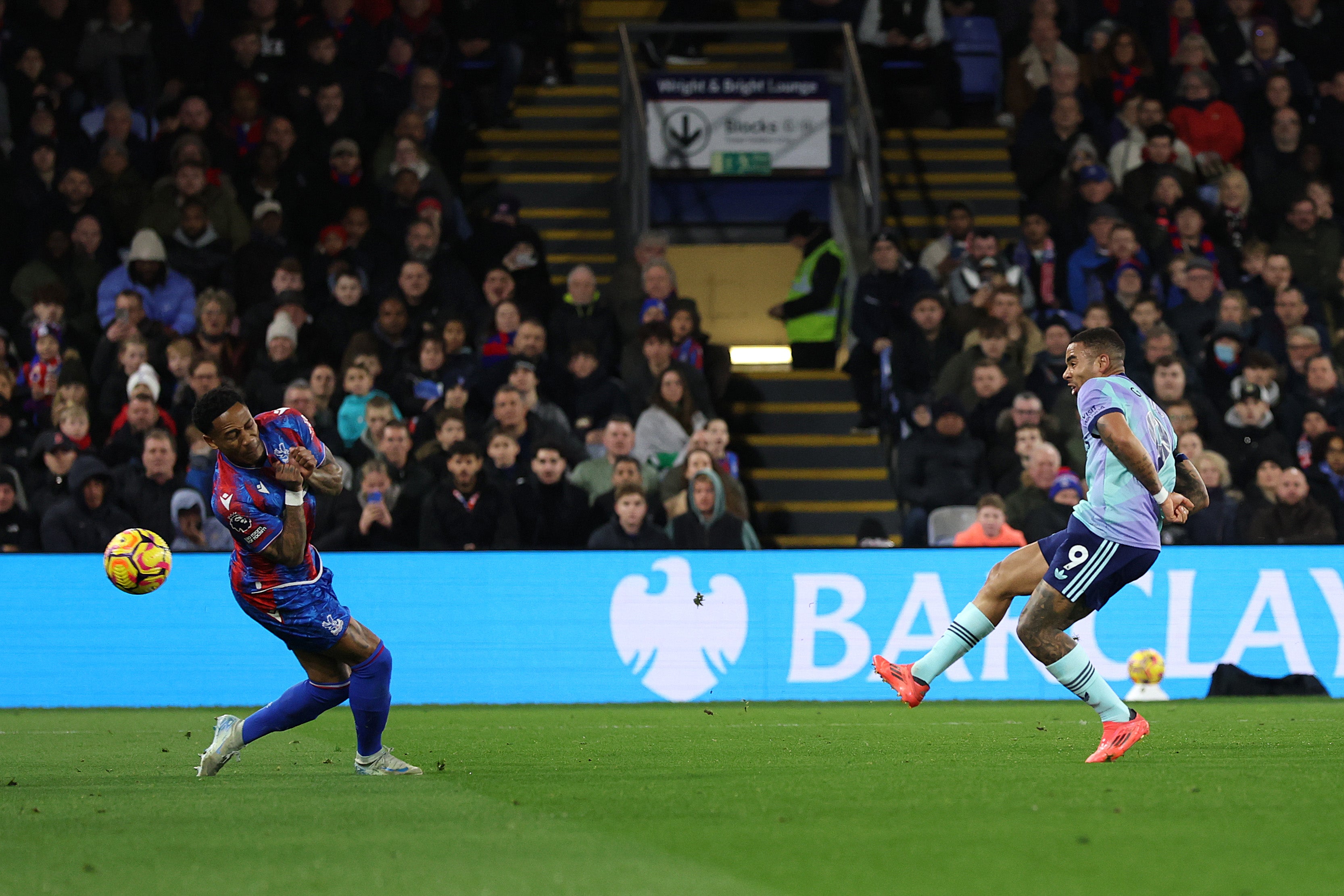 Gabriel Jesus grabs his second goal with a precise sidefooted effort