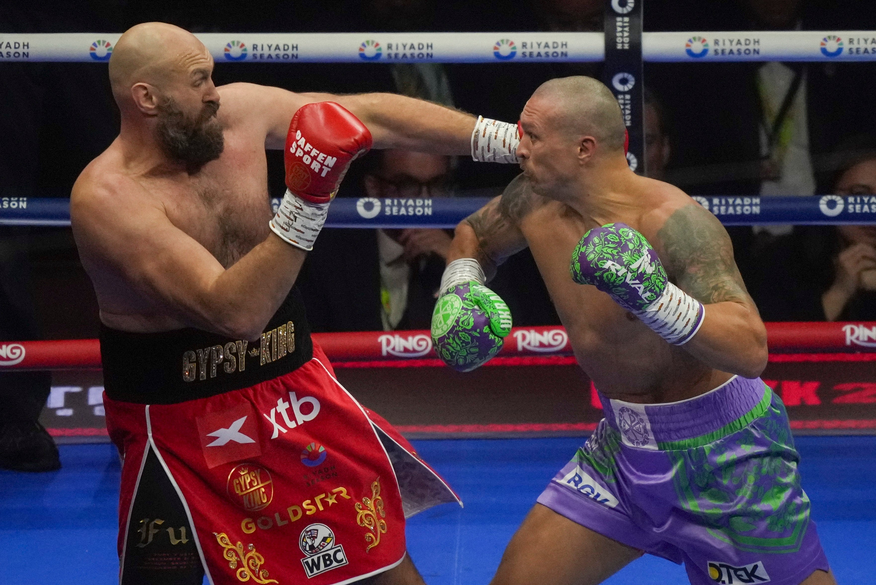 Fury seemed to wane as the fight progressed, perhaps from carrying his significant weight