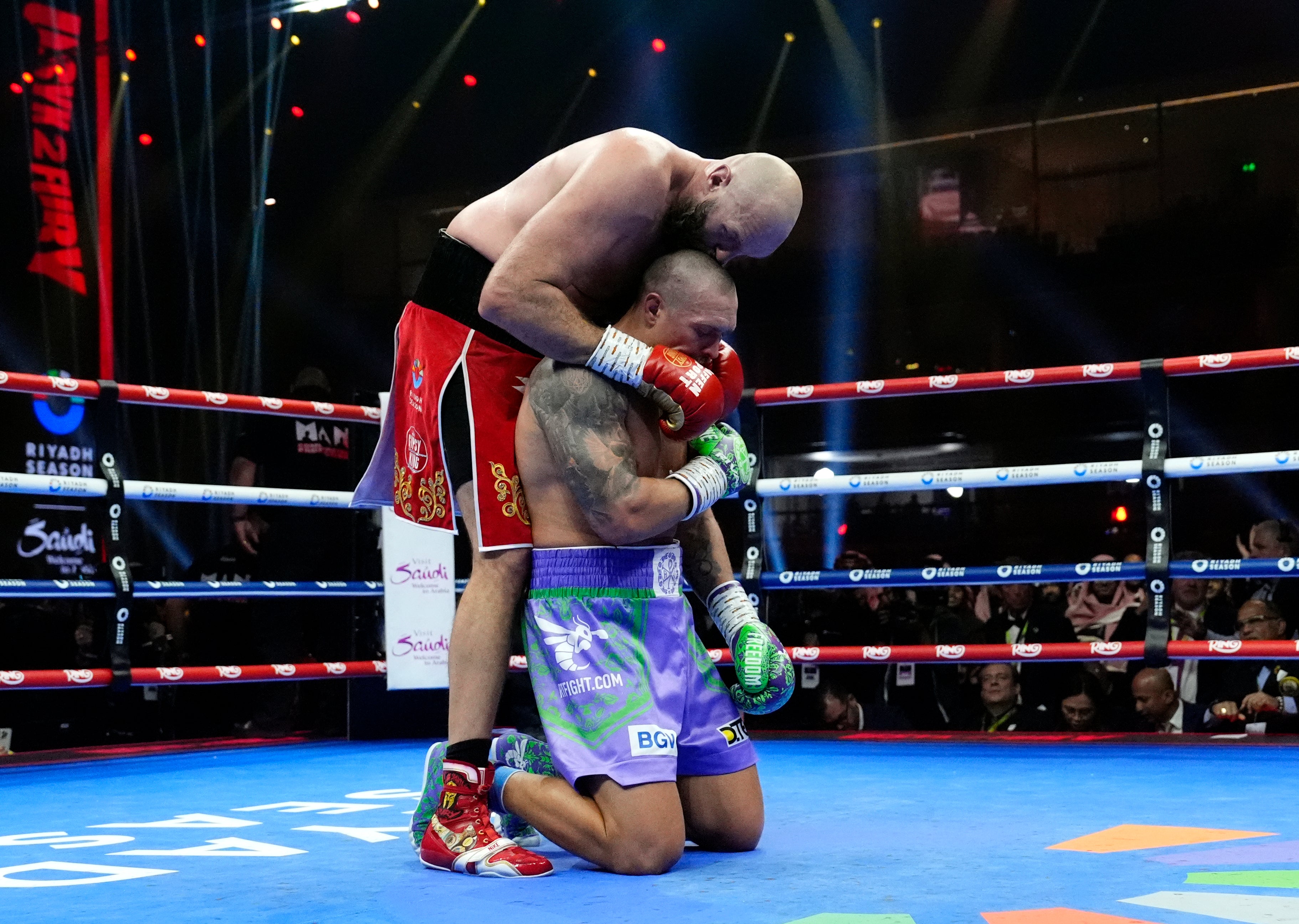 Fury and Usyk shared the ring for 24 rounds this year – 72 minutes of boxing