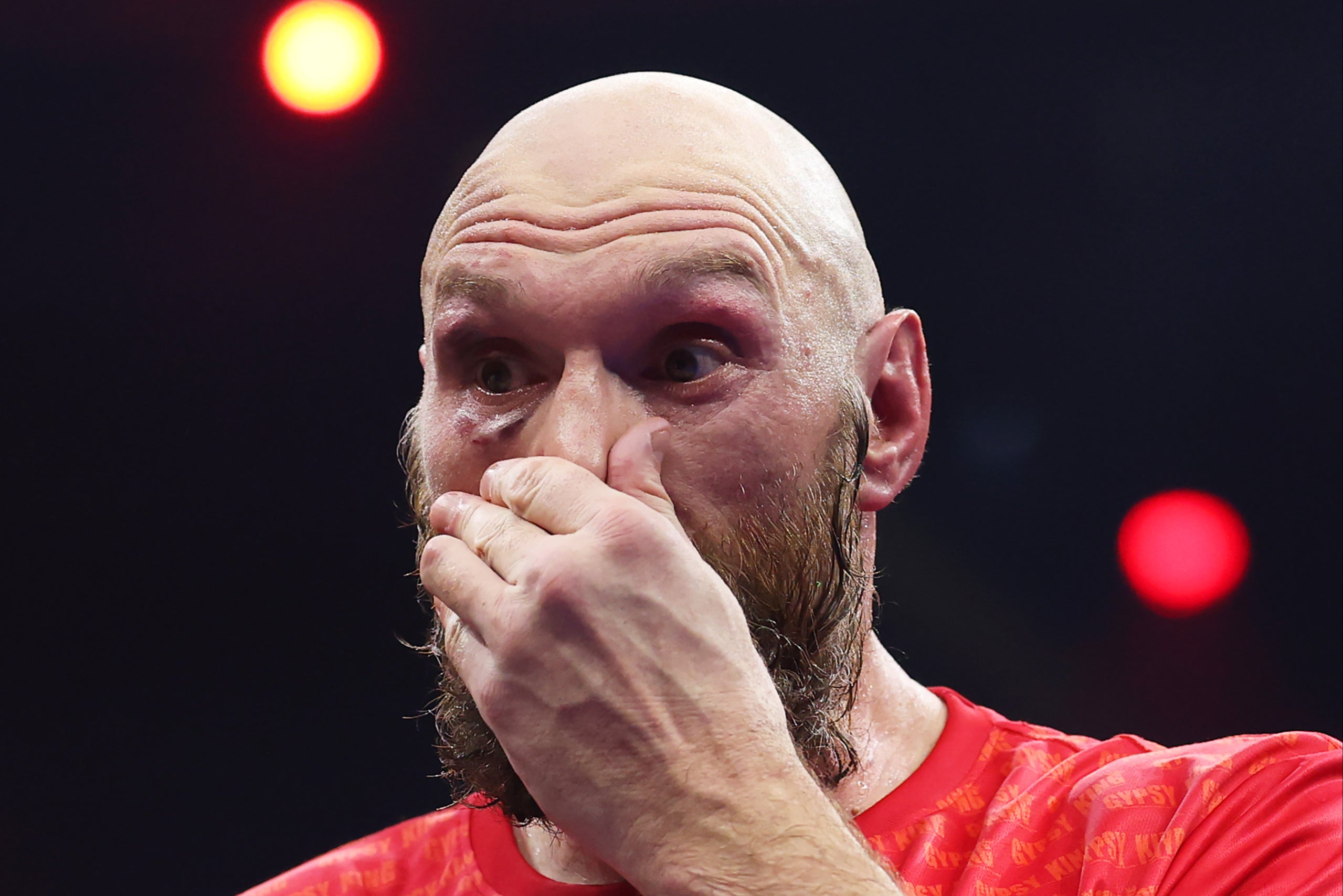 Tyson Fury after his second straight loss to Oleksandr Usyk