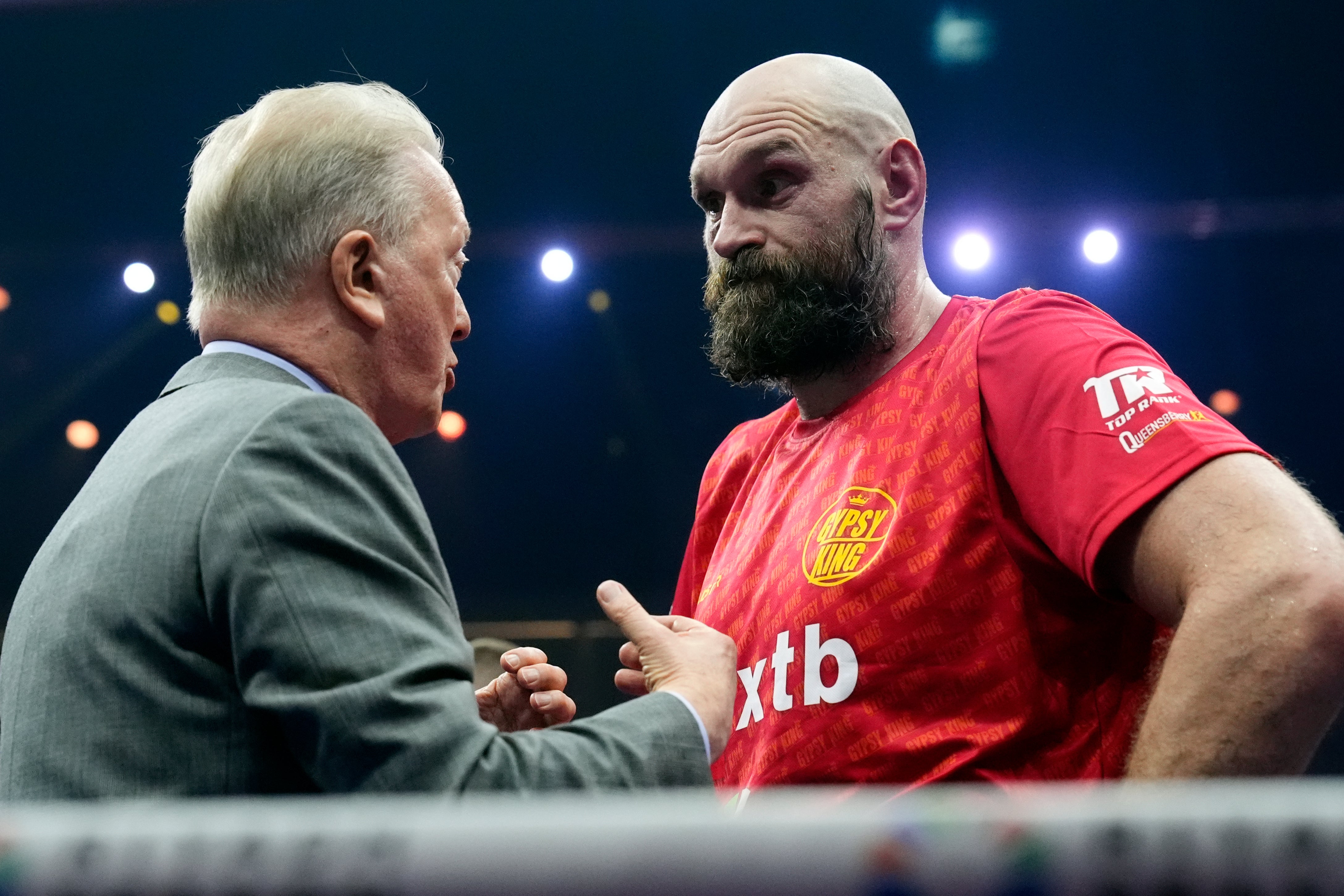 Frank Warren and Tyson Fury were both livid at the decision