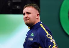 When is Littler’s next match at the World Darts Championship and who is he playing?