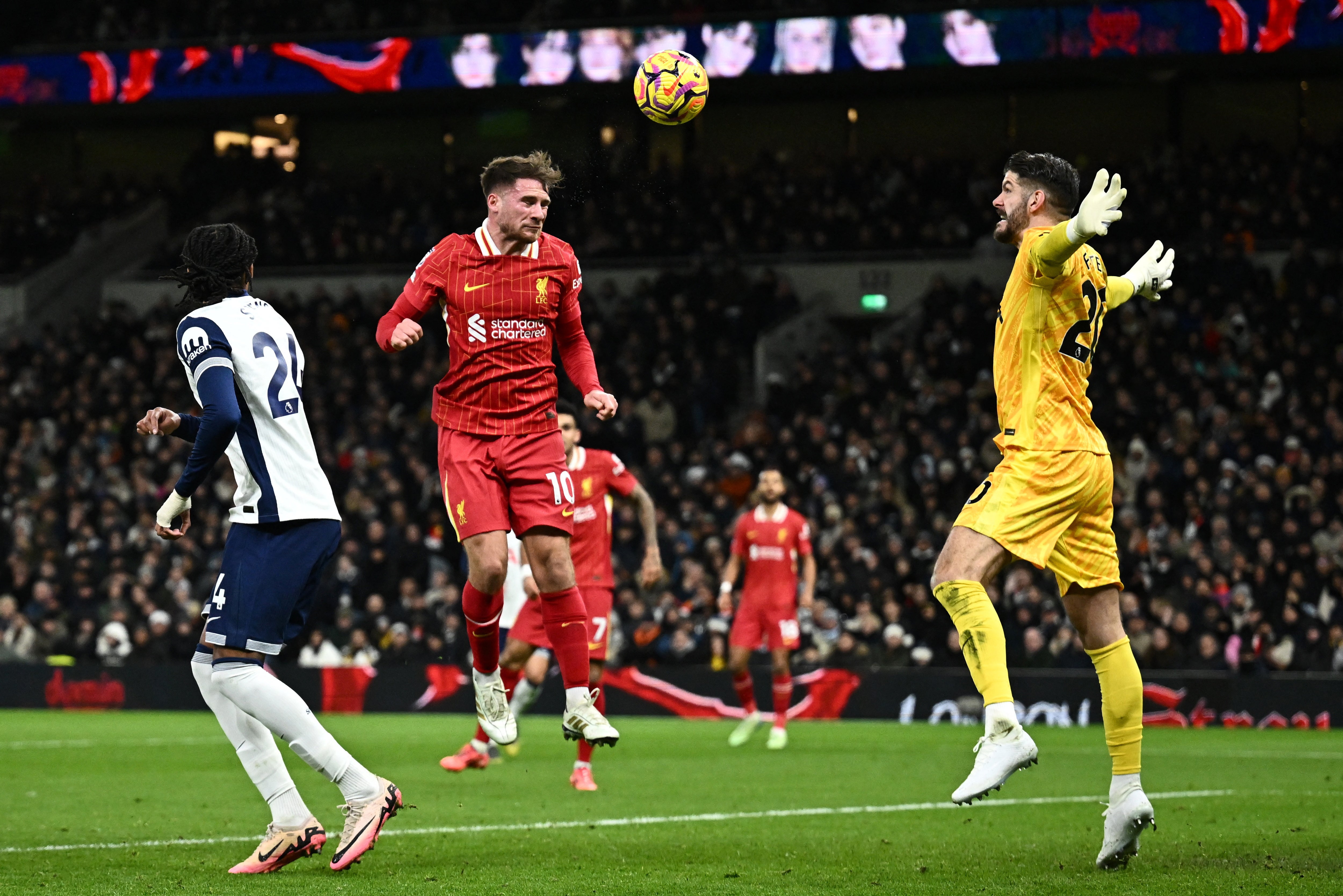 Alexis Mac Allister doubled Liverpool’s lead in the first half