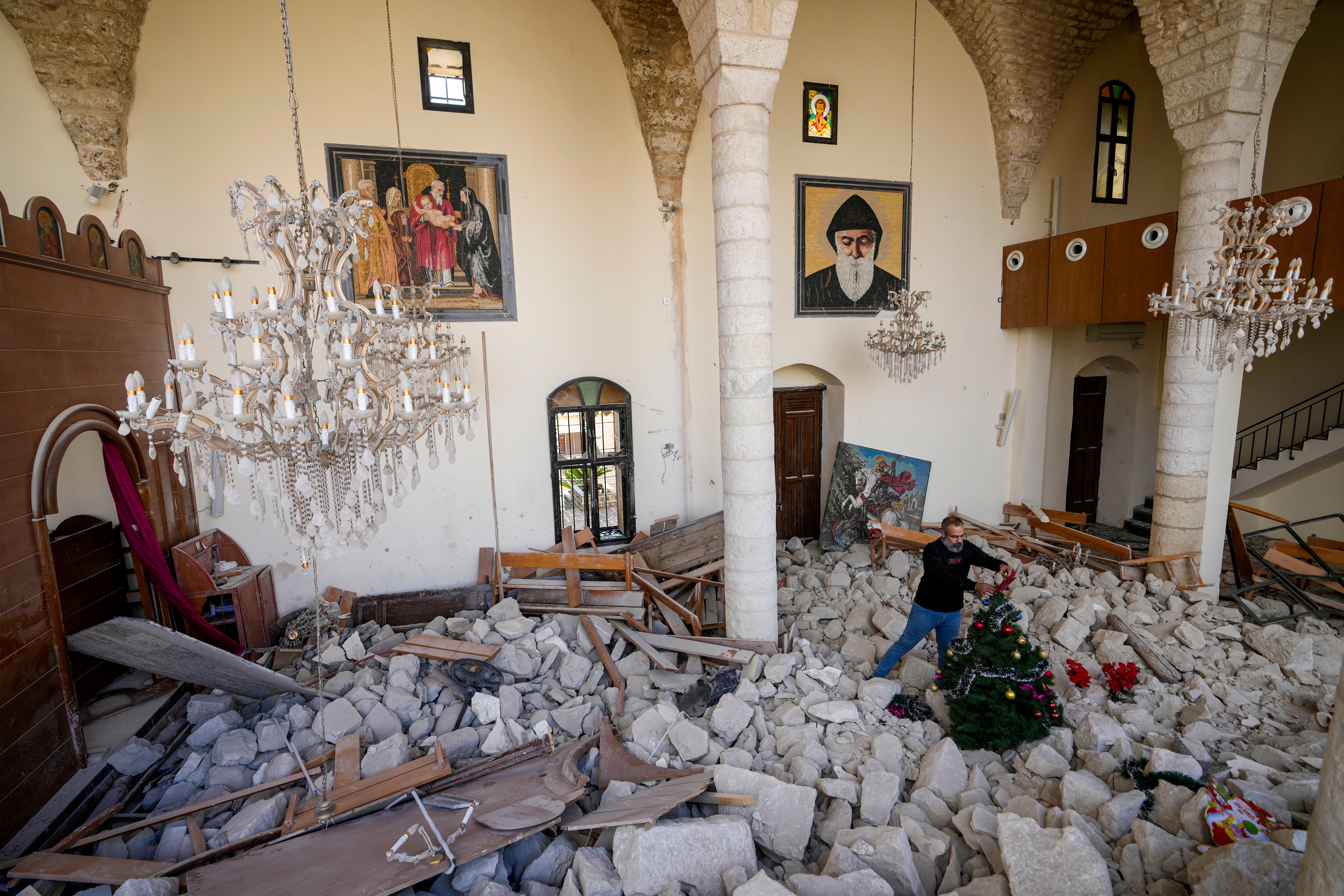 APTOPIX Lebanon War Christmas