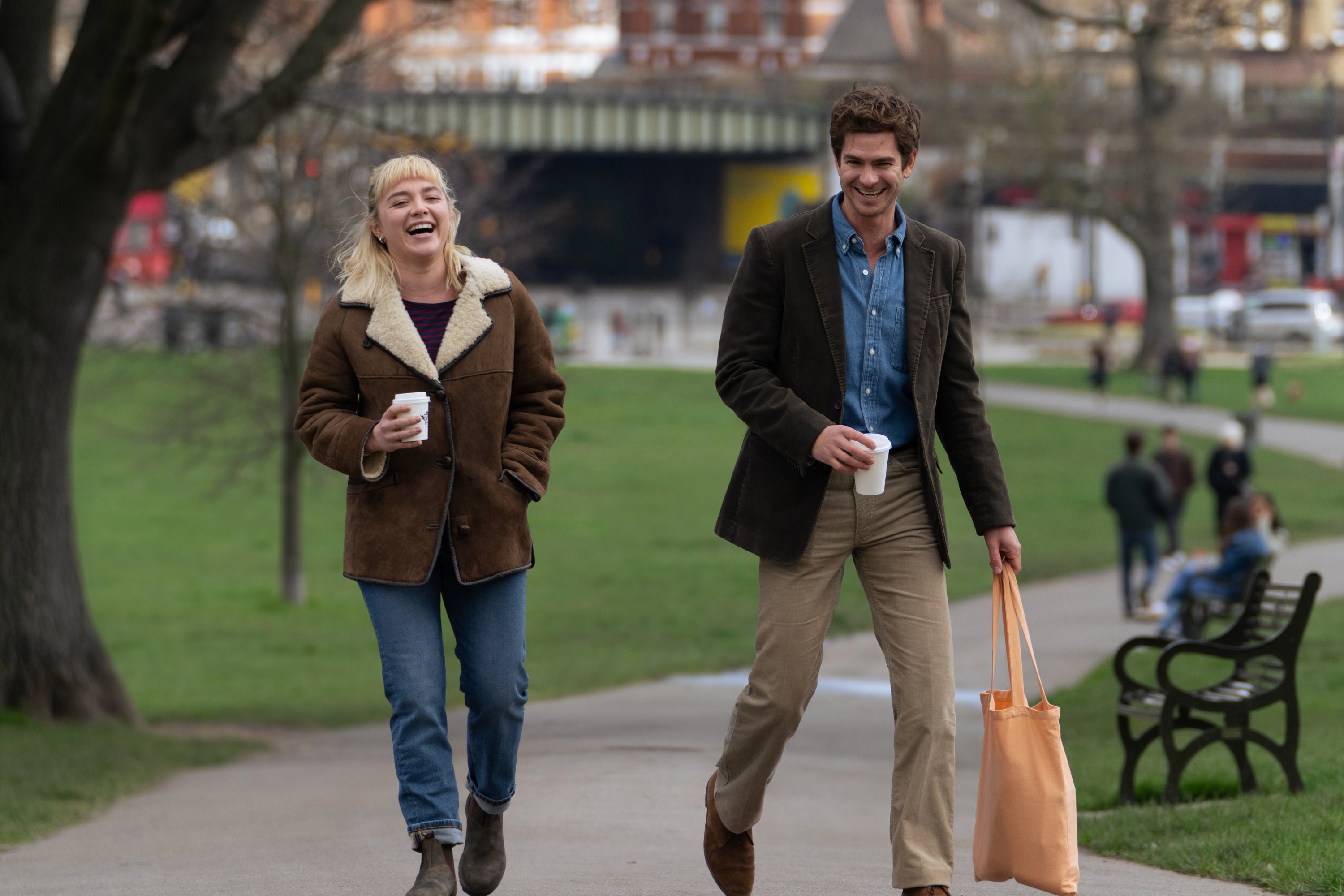 Andrew Garfield and Florence Pugh star in ‘We Live in Time’