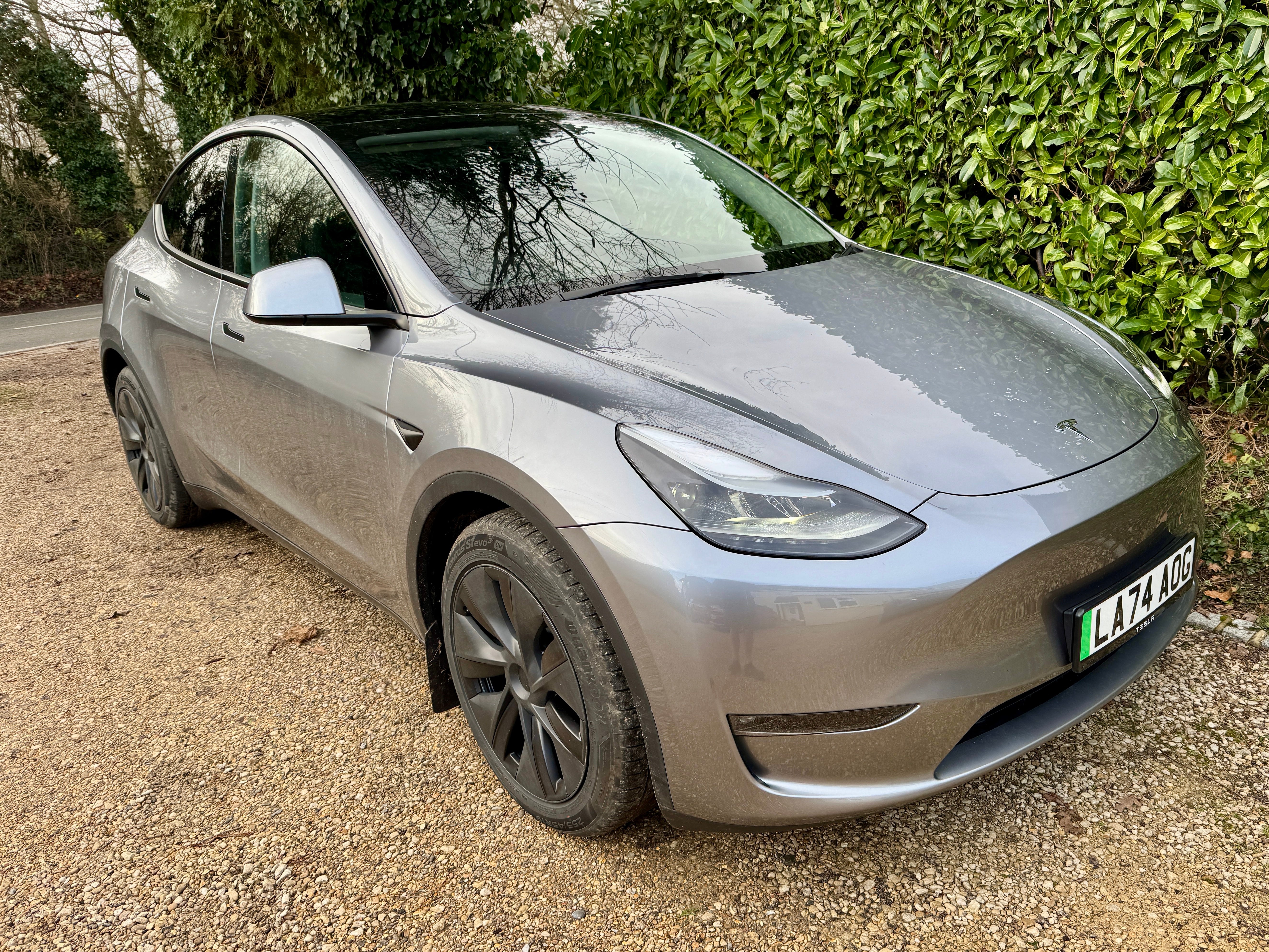 The Model Y’s interior is vast, with masses of space and now seating for up to seven people