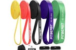 The FitBeast pull-up resistance bands set