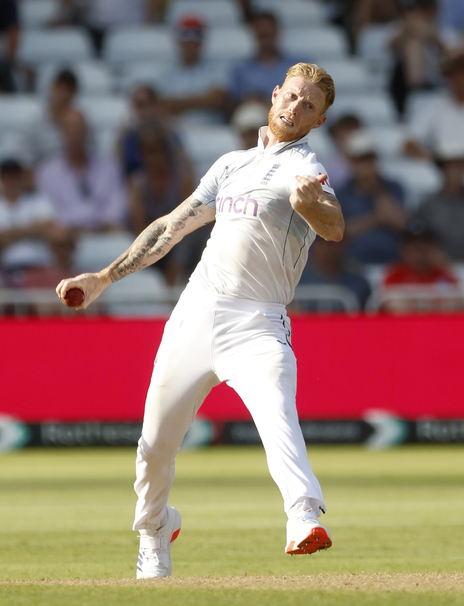 Ben Stokes pulled up after bowling 37 overs in the Third Test against New Zealand in Hamilton (Nigel French/PA)