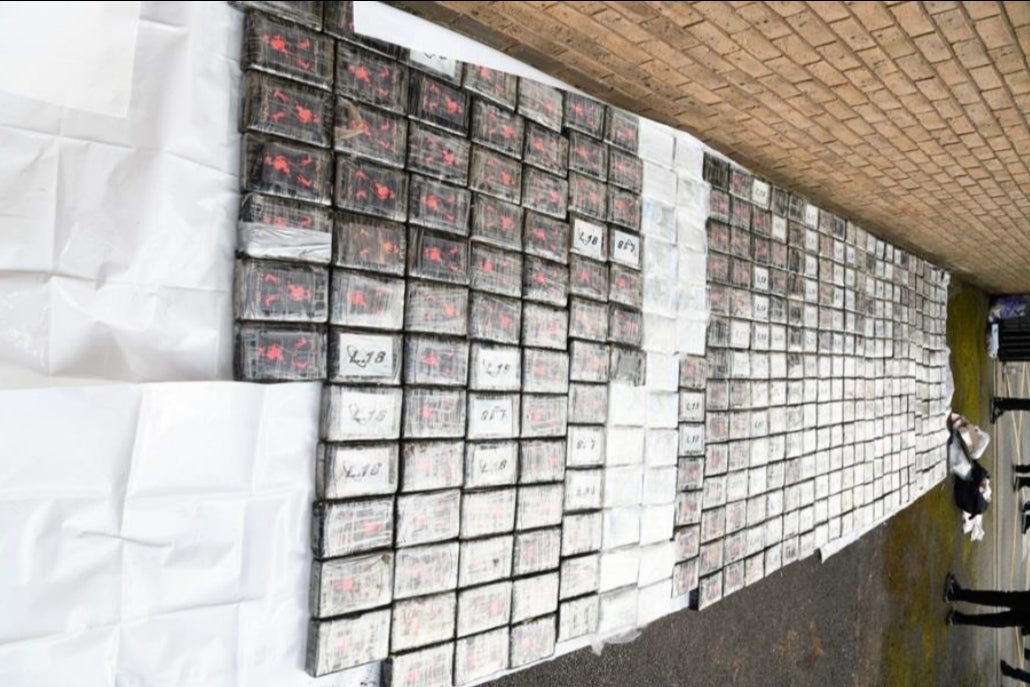 The National Crime Agency seized 524kg of cocaine