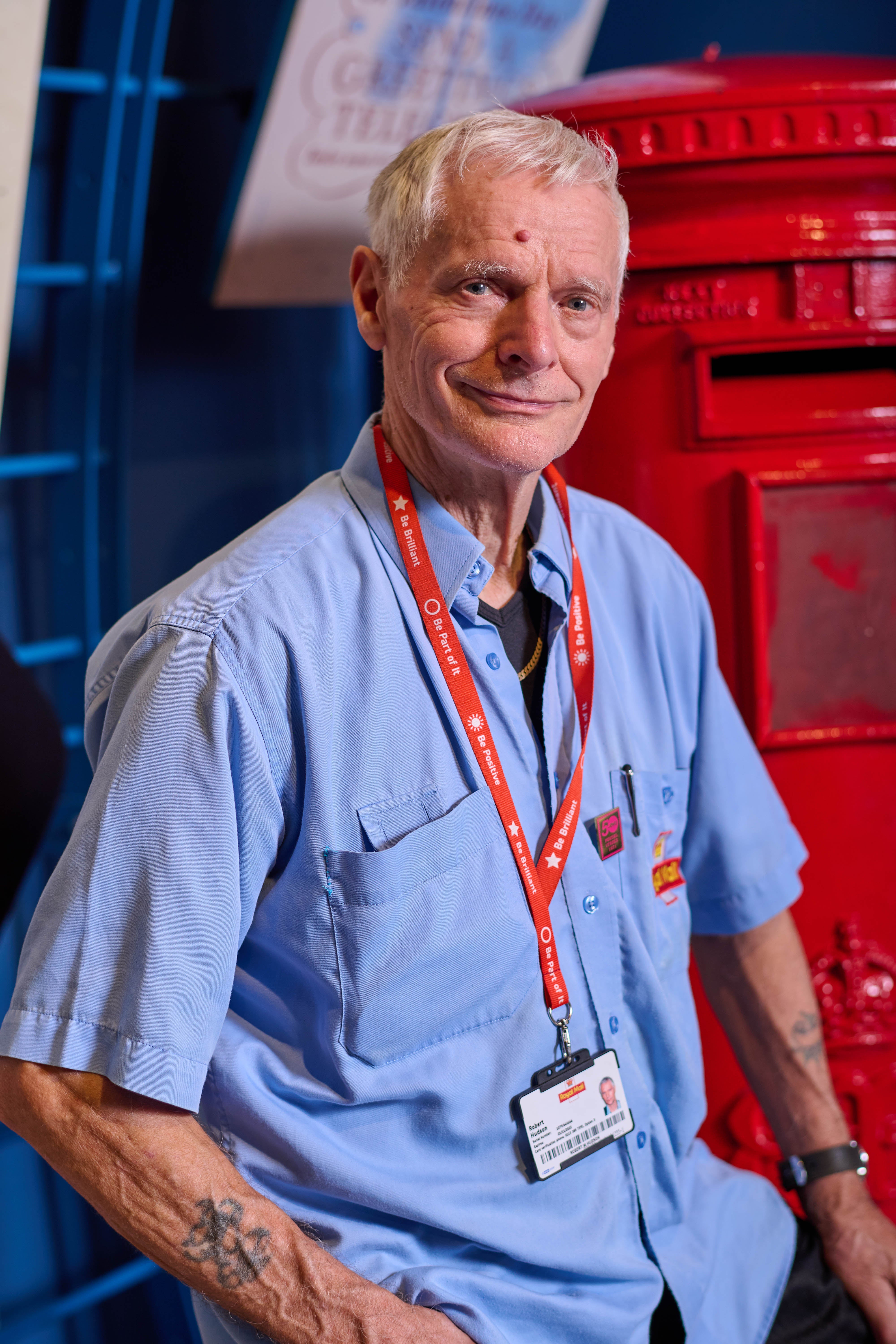 Rocky is thought to be the longest-serving postman in Britain (Royal Mail/PA Real Life)