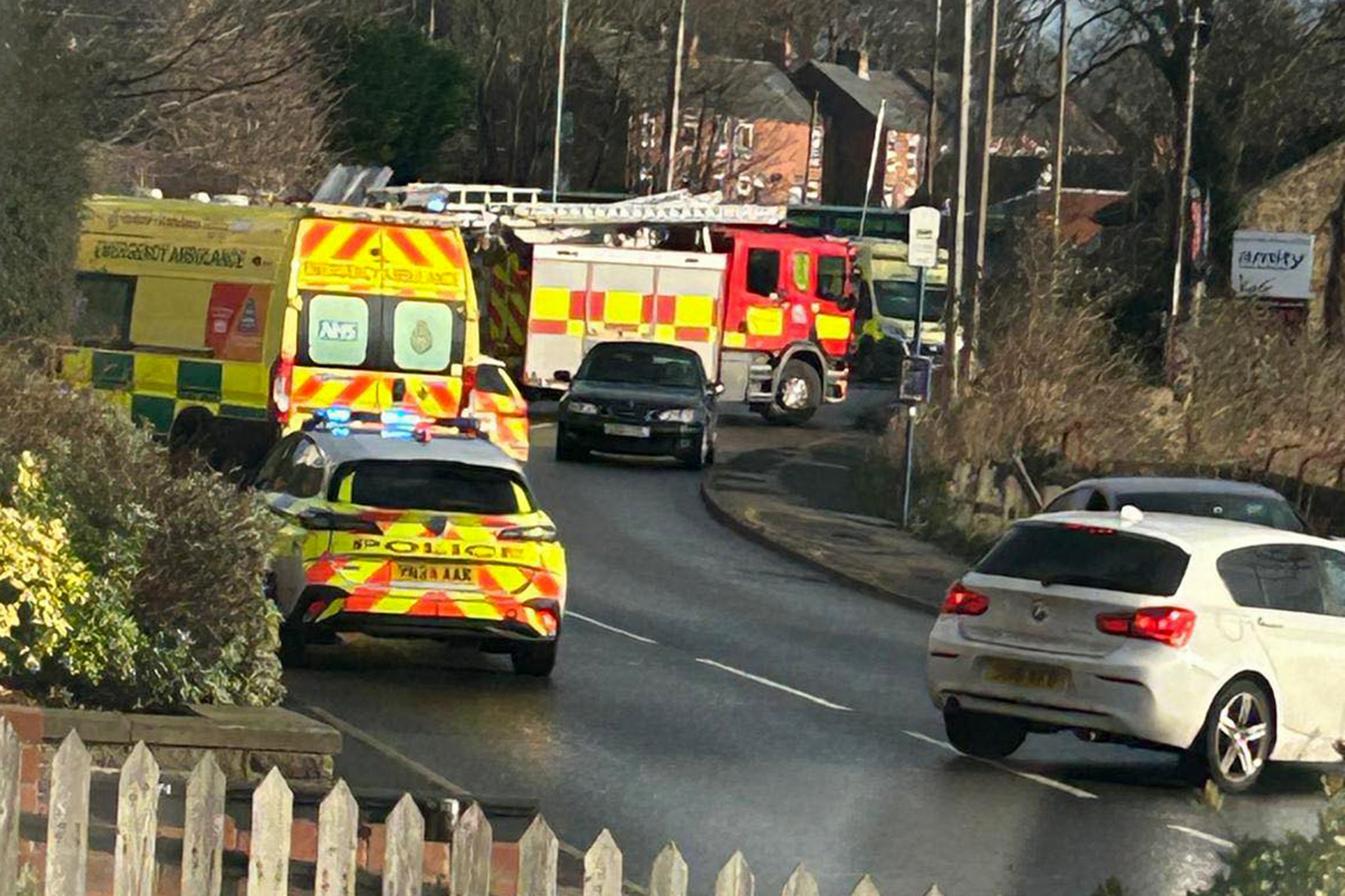 The horror crash happened on West Street, Barnsley