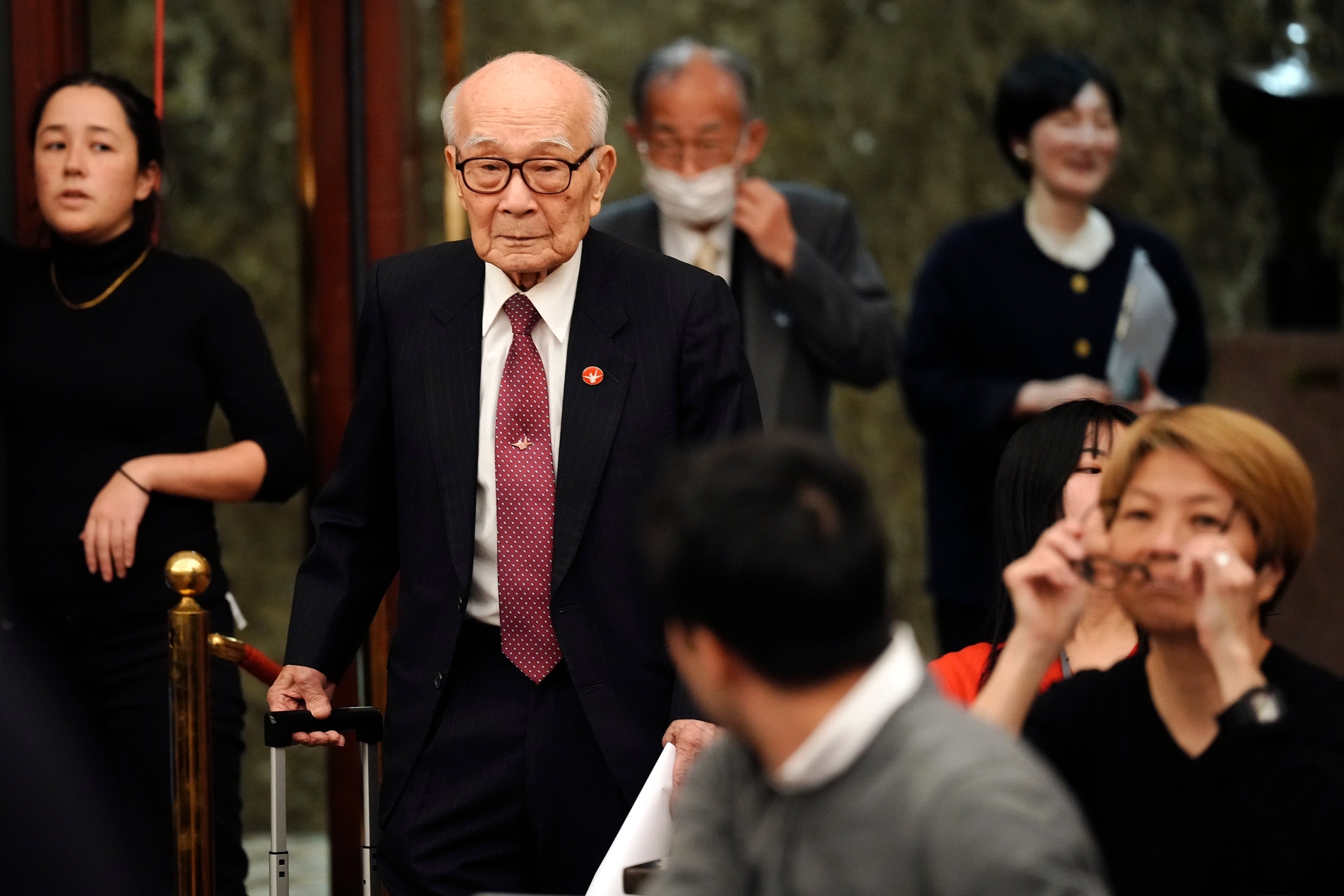 Terumi Tanaka, one of the representatives of last year’s Nobel Peace Prize winner Nihon Hidankyo, says the expansion of Japan’s defence forces is ‘abominable’
