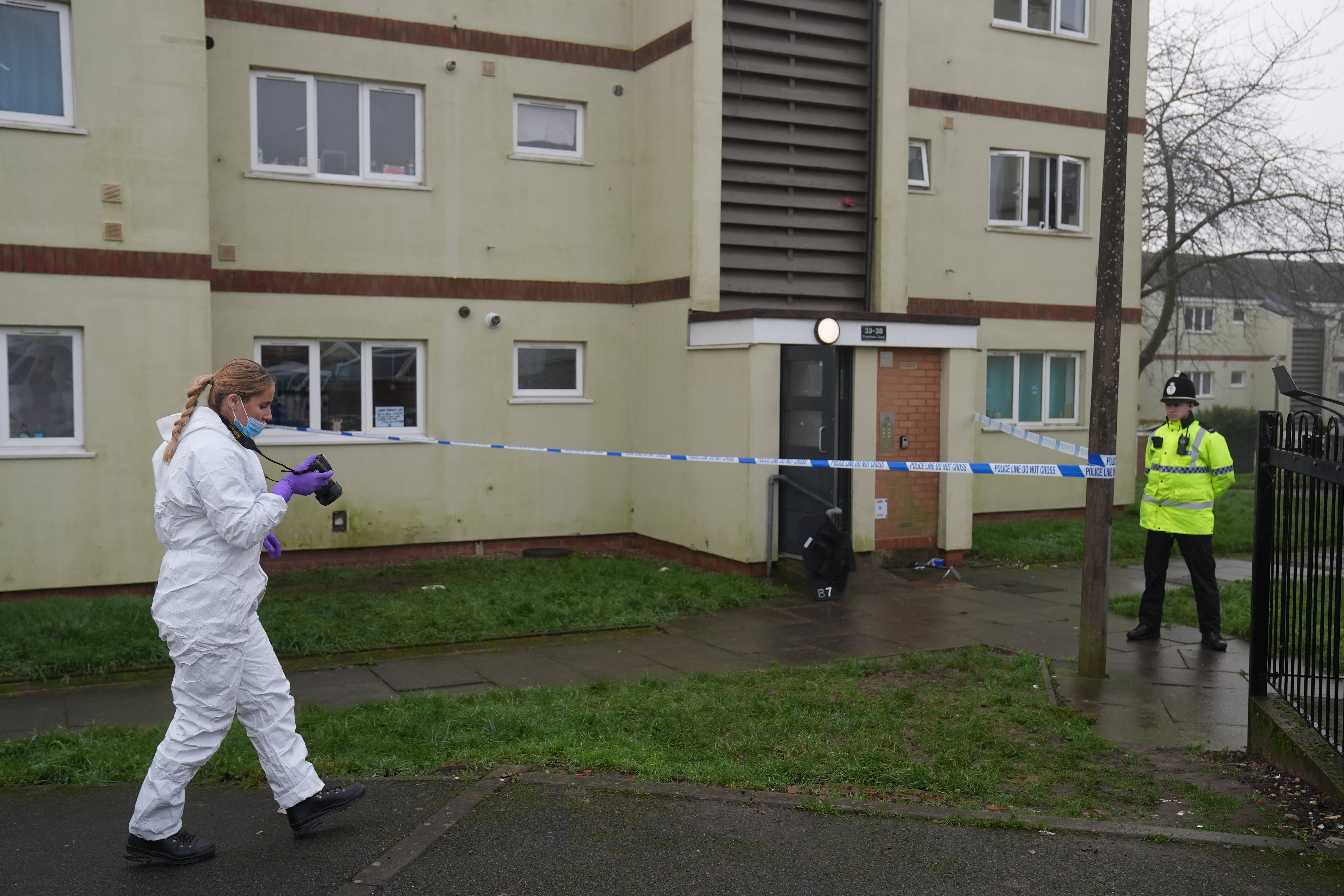 The force said attempts were made over ‘several hours’ to deal with the incident but the man was shot at around 7.40pm.