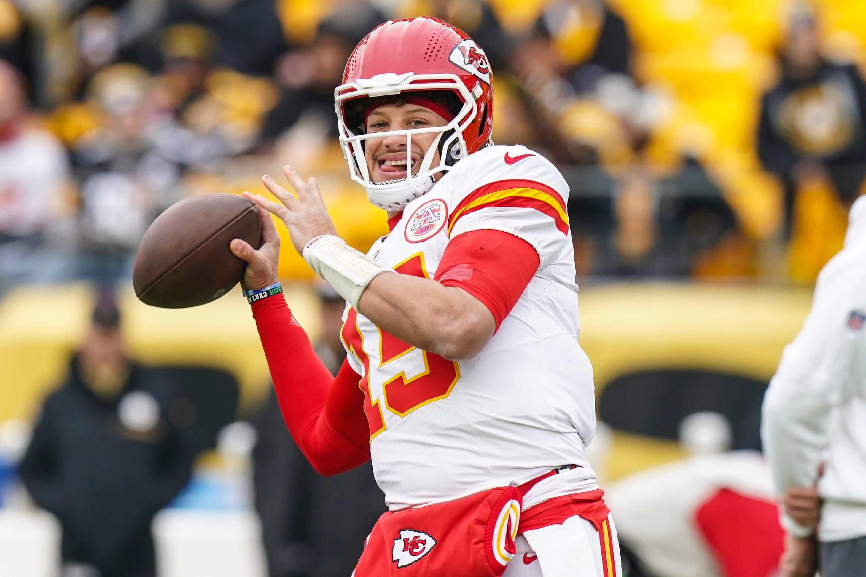 Kansas City Chiefs quarterback Patrick Mahomes (Matt Freed/AP)