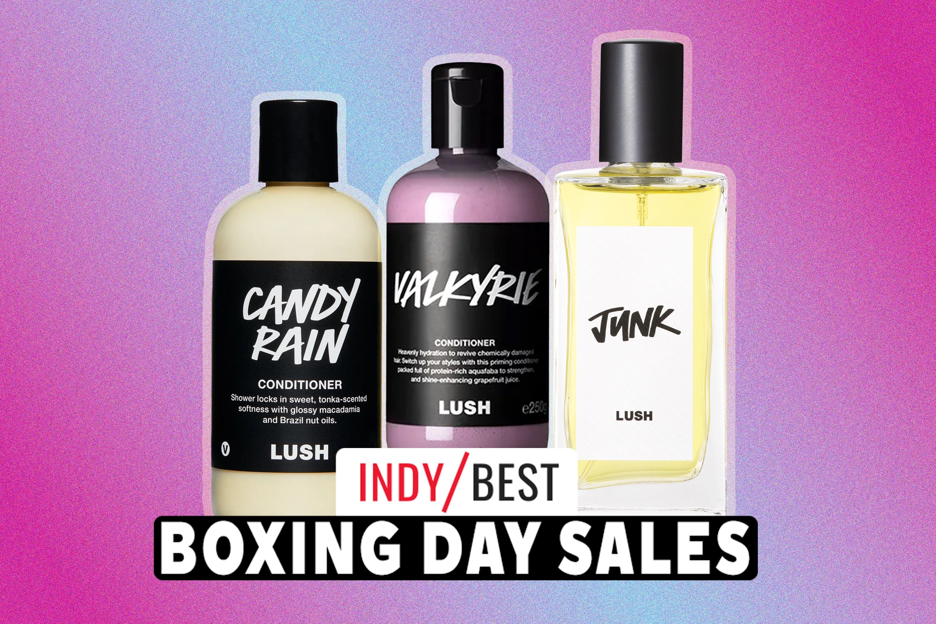 There are half price deals on everything from perfume to body scrubs