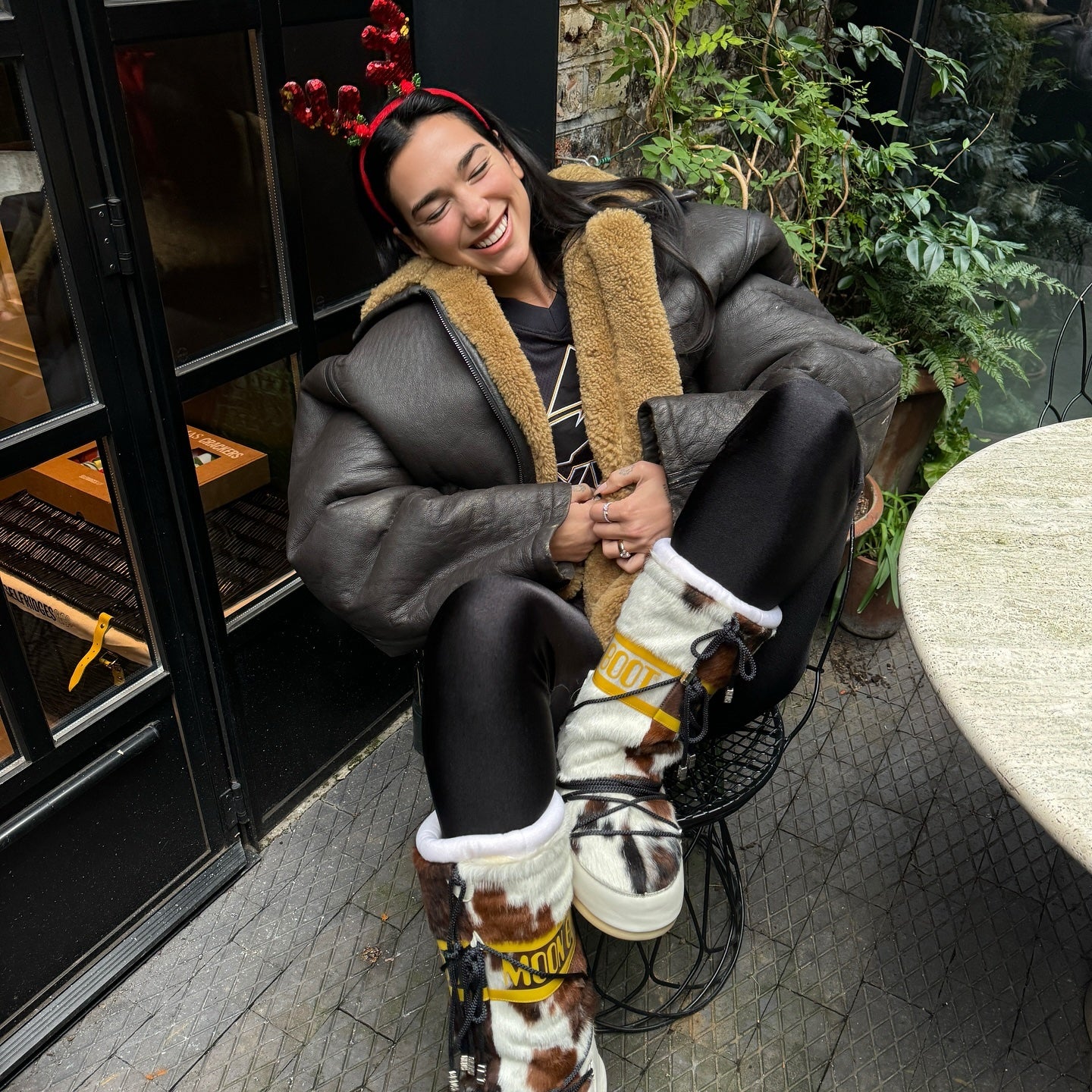 Dua Lipa has sparked rumours after wearing what appears to be an engagement ring