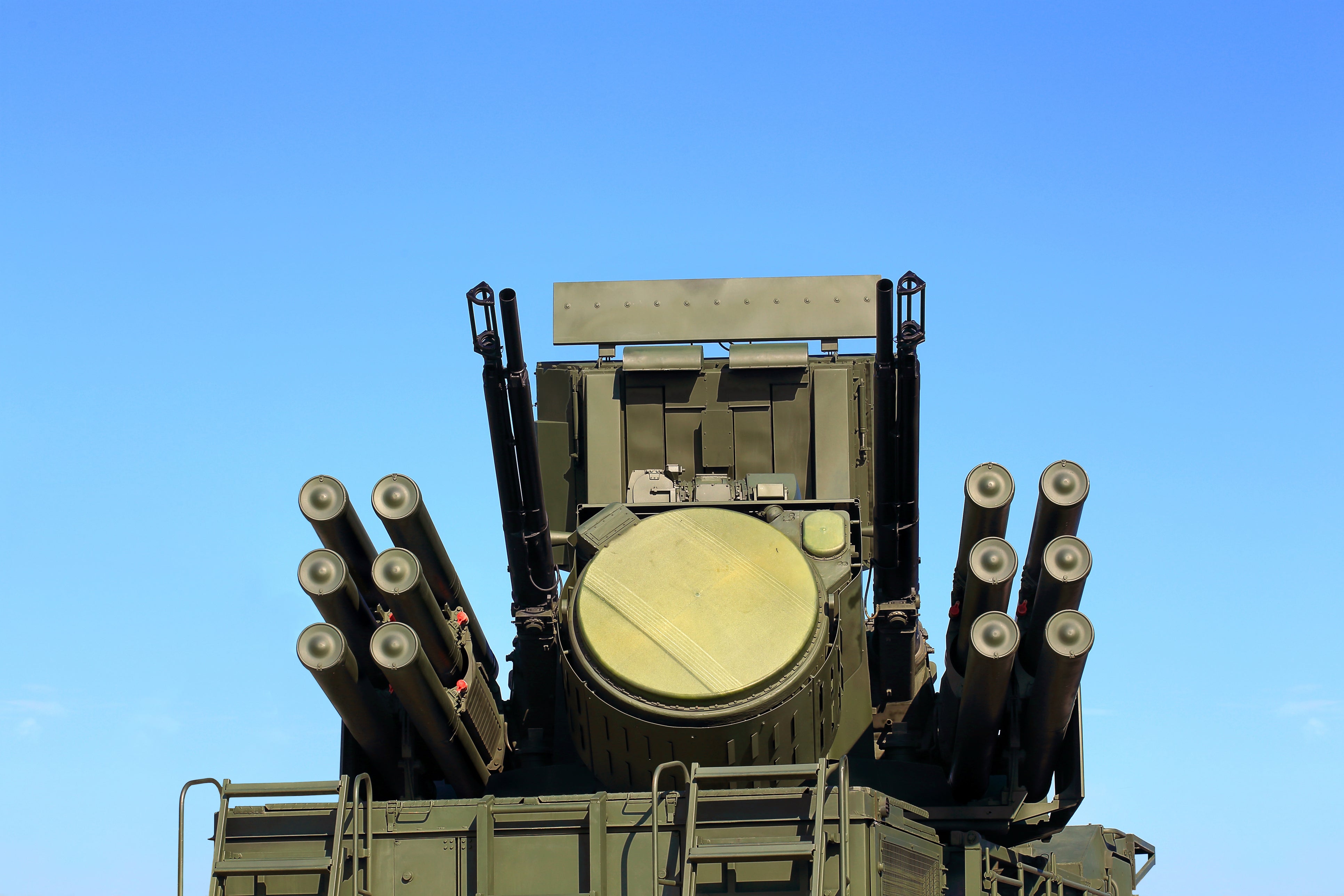 A Russian Pantsir-S air defence system, which preliminary investigations show may have shot down the aircraft