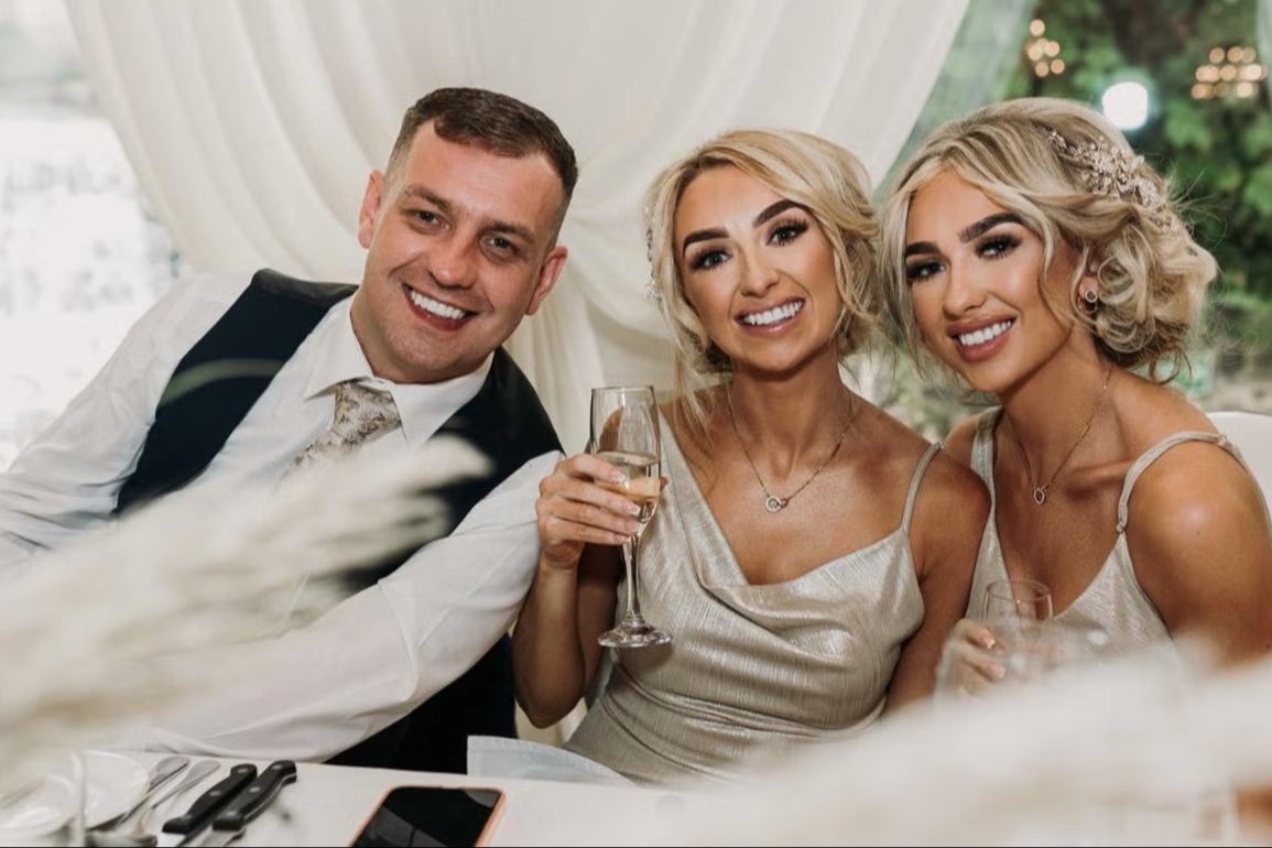 Mr Hardy pictured at a family wedding