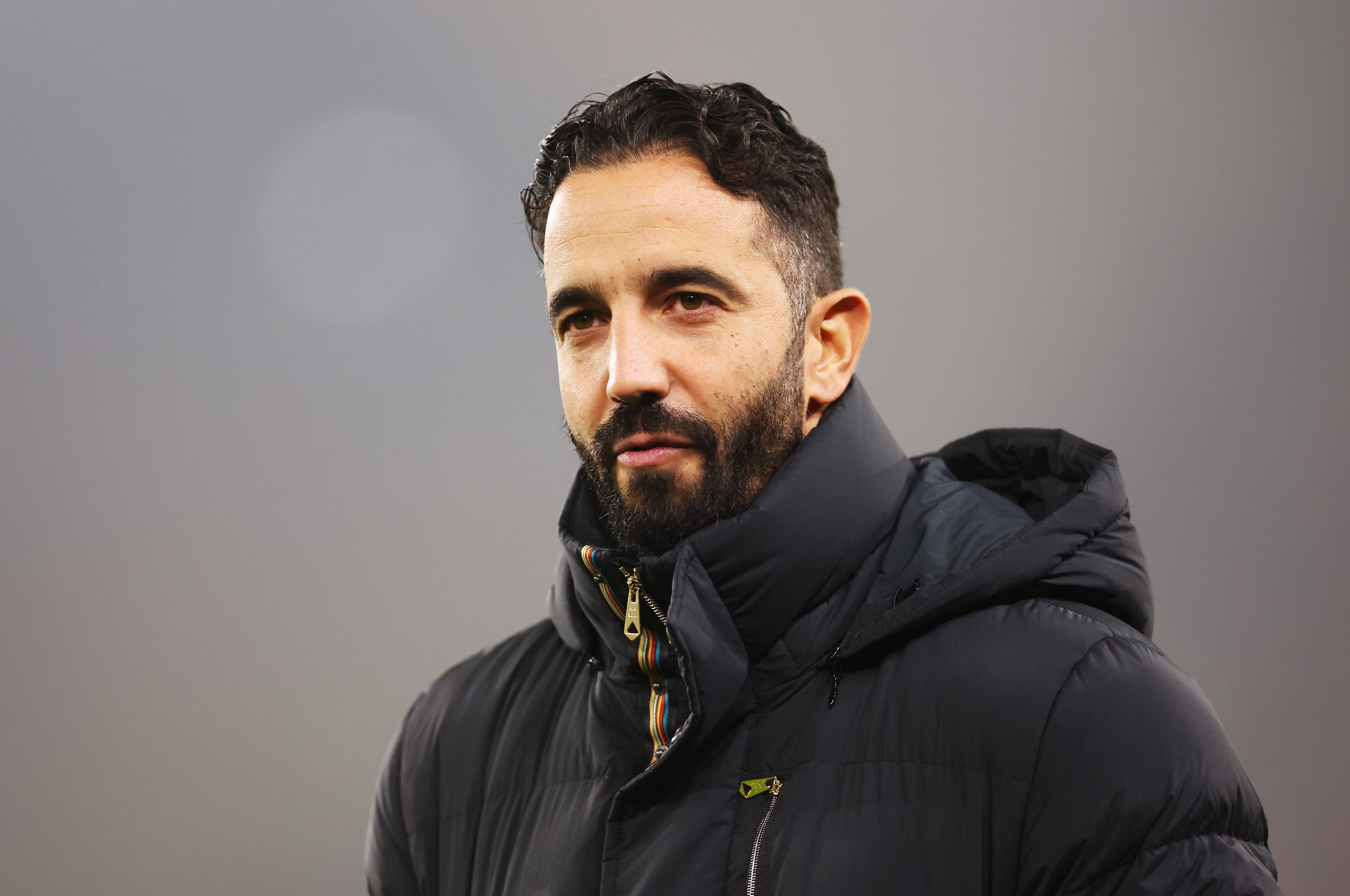 Ruben Amorim during Manchester United’s loss to Wolves at Molineux