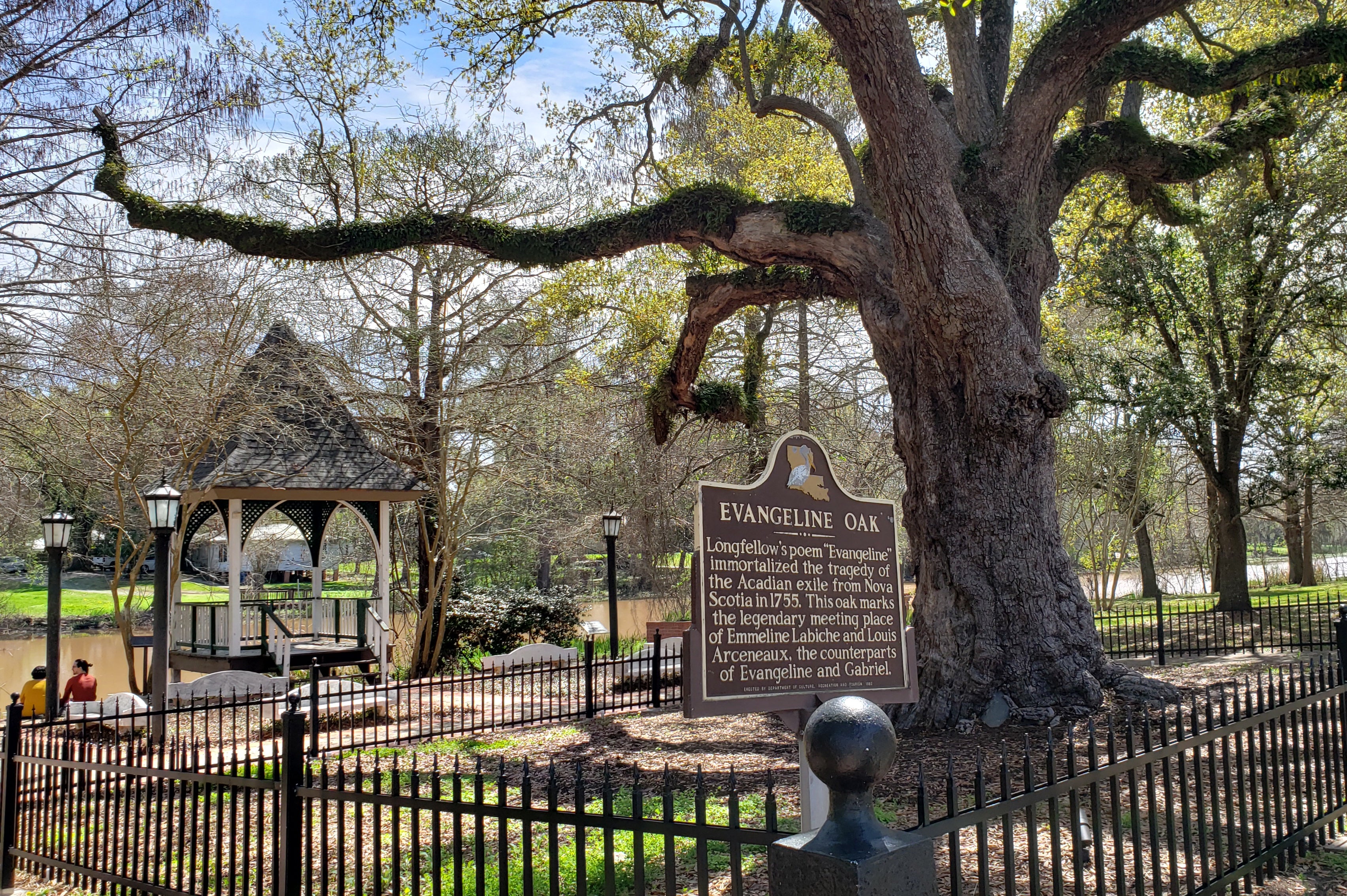 St Martinville was founded in 1765 and is the setting for Longfellow’s poem Evangeline