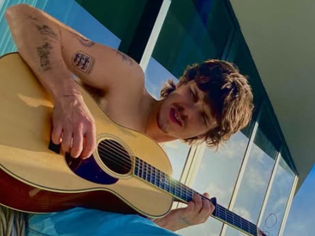 <p>Cruz Beckham shared a clip of new music with fans</p>