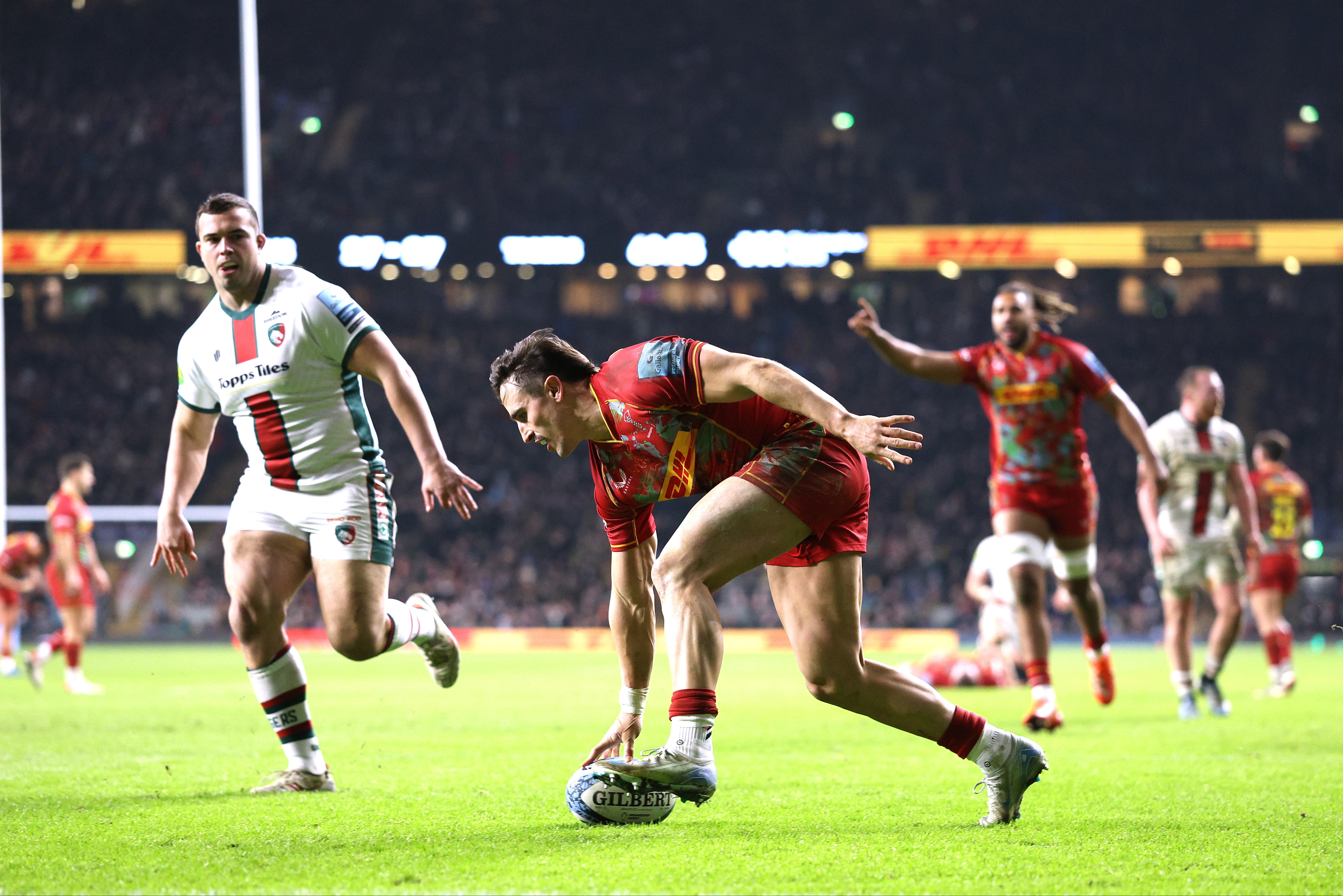 Cadan Murley scored twice for Harlequins