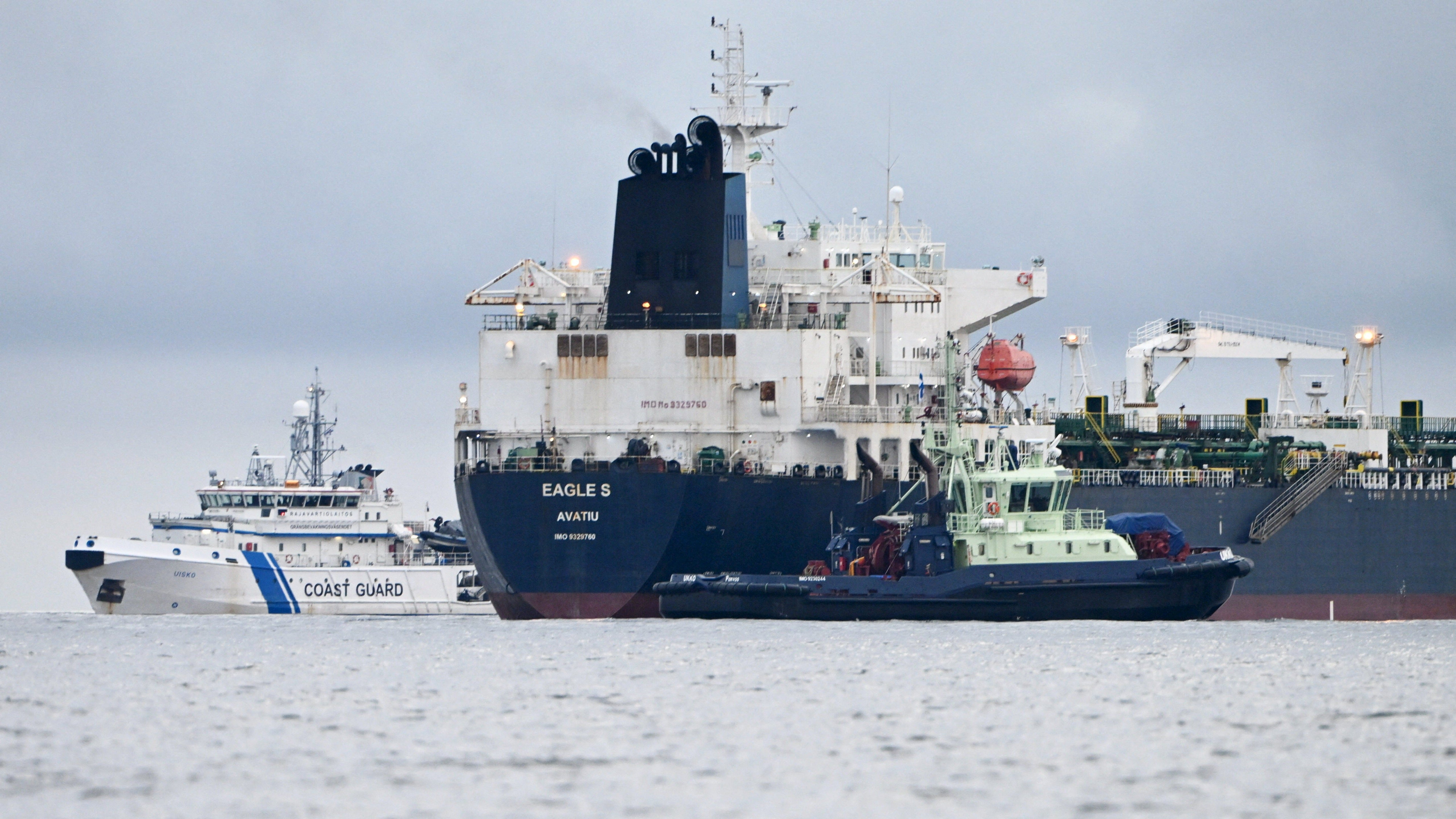 Finnish authorities said they were moving the impounded tanker Eagle S suspected of undersea cable damage