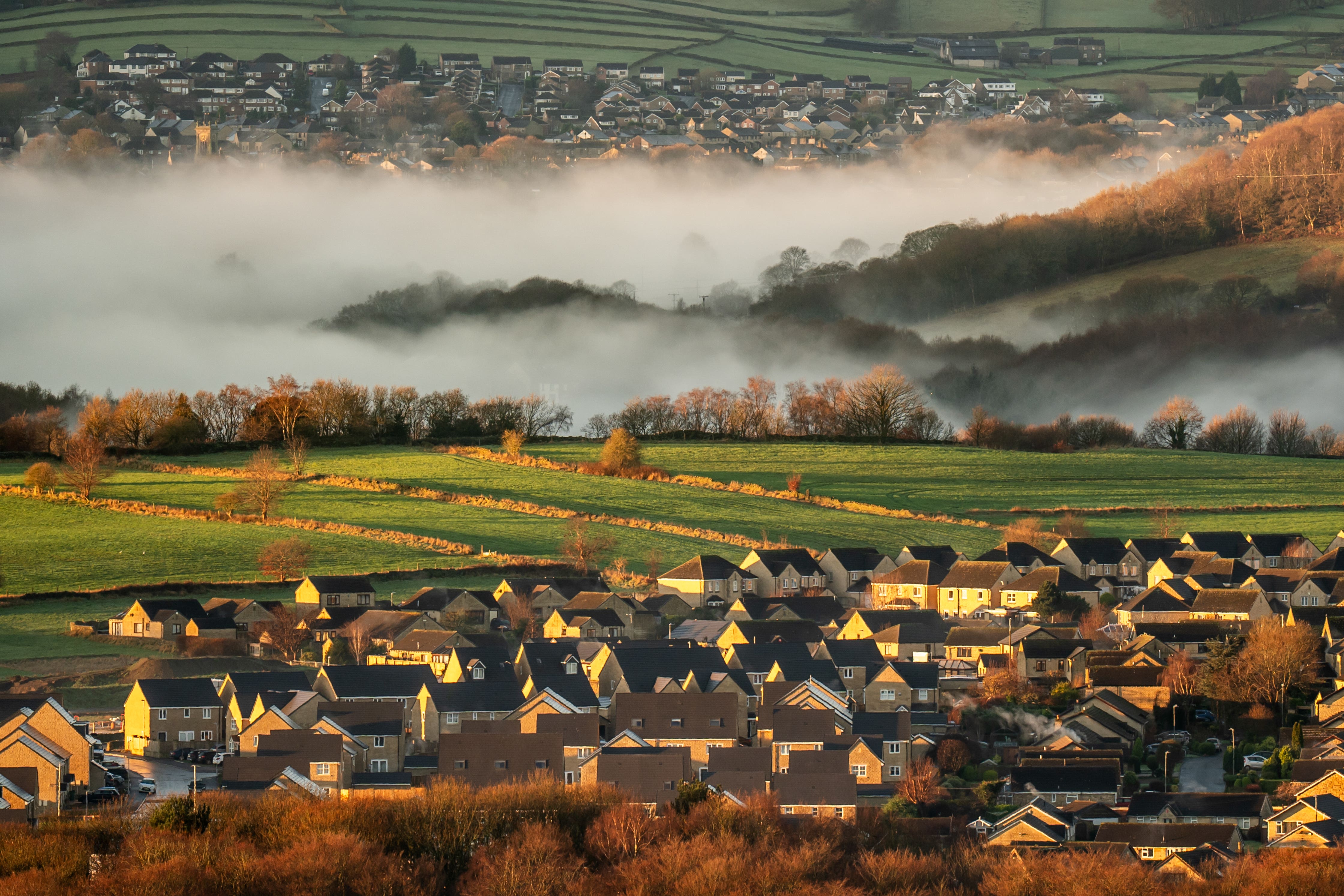 The murky weather is largely expected to dissipate by Sunday afternoon (Danny Lawson/PA)