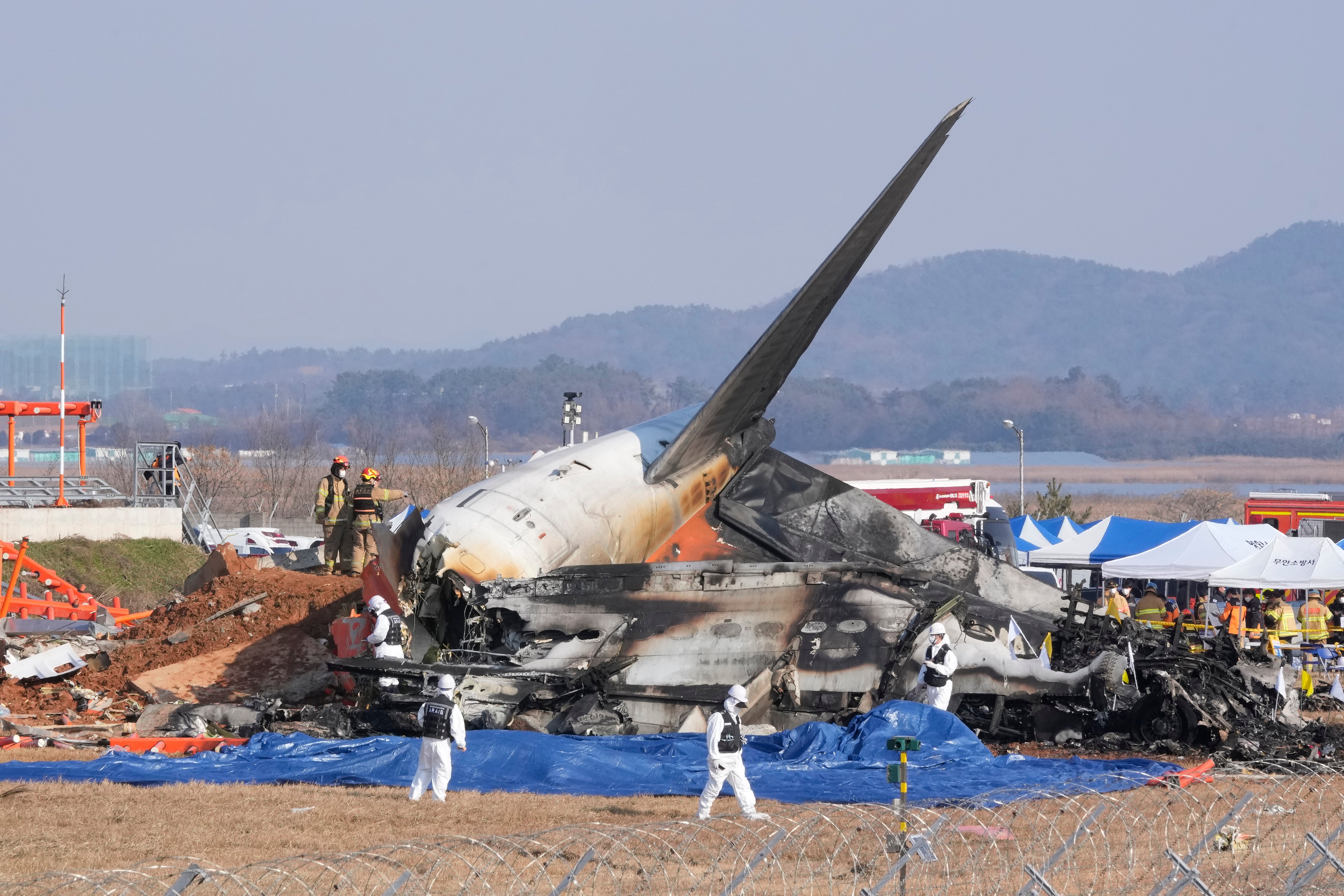 APTOPIX South Korea Plane Fire