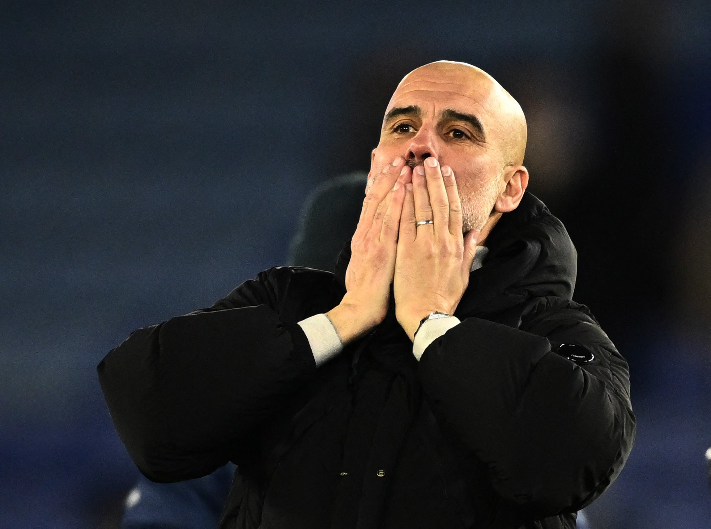 Pep Guardiola’s relief at beating Leicester was palpable